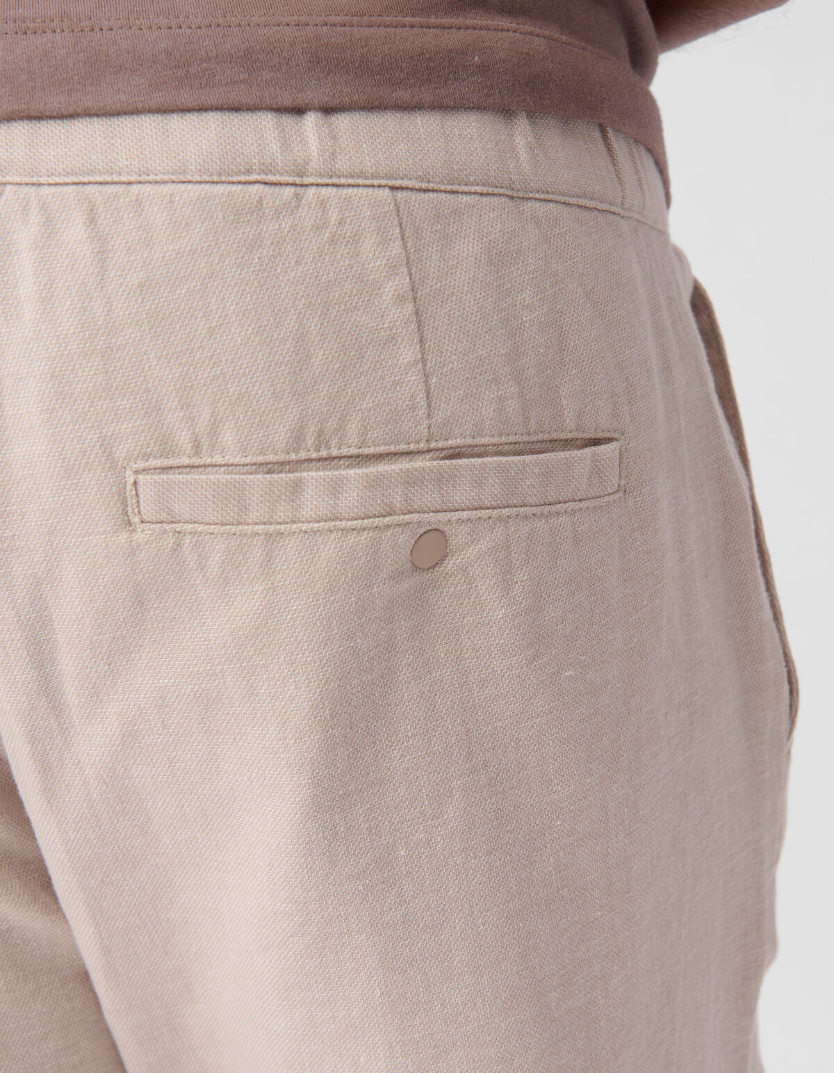 Linnen Broek Beige SHOEBY MEN