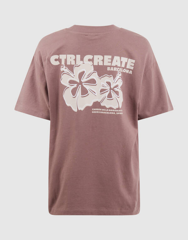 Create Artwork T-shirt Taupe SHOEBY BOYS
