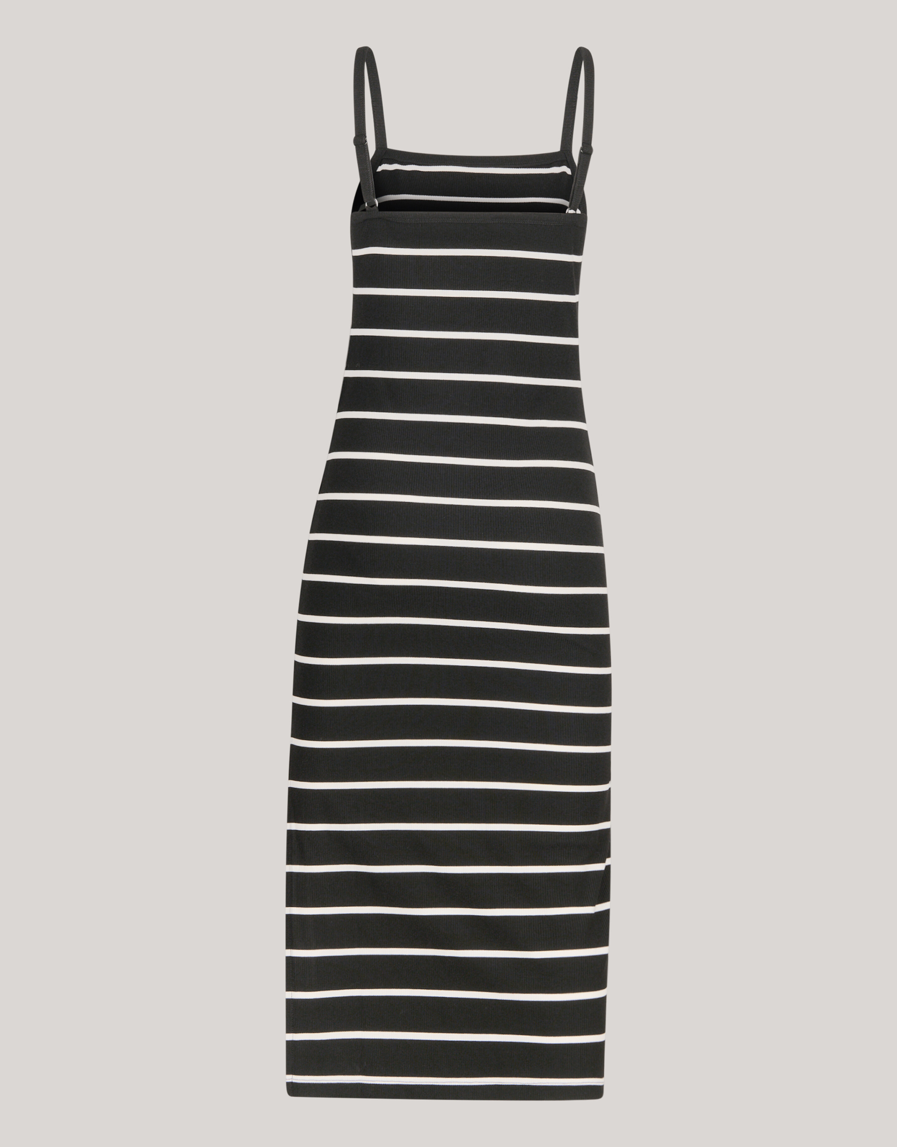 Gestreepte Midi Jurk Zwart/Wit SHOEBY WOMEN