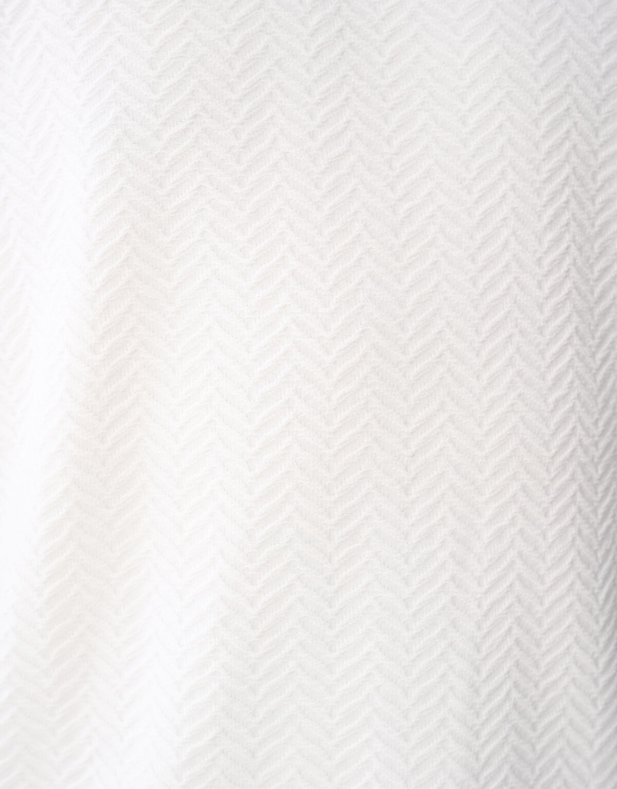 Structuur Jacquard T-shirt Gebroken Wit SHOEBY MEN