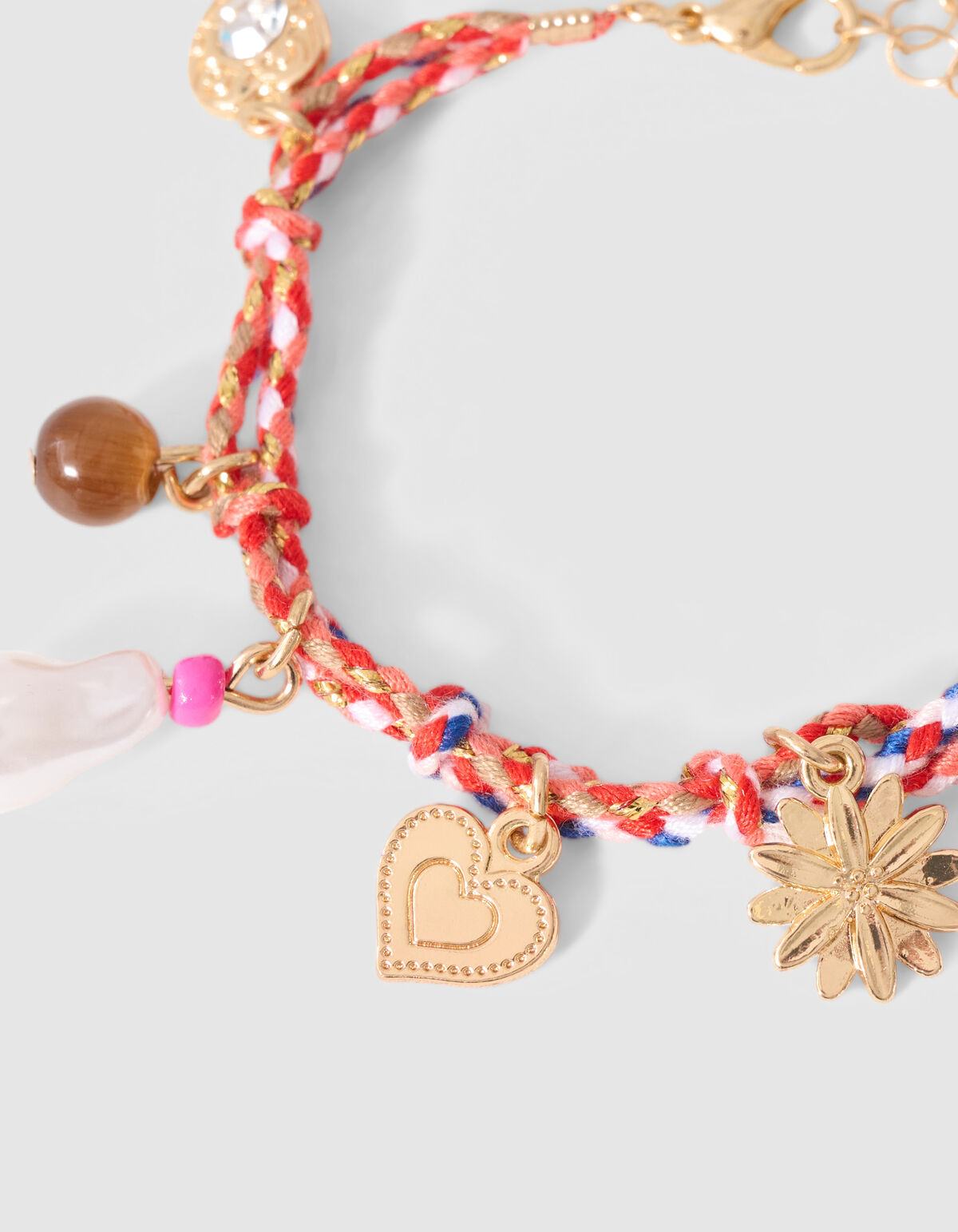Charm Armband Oranje SHOEBY ACCESSOIRES