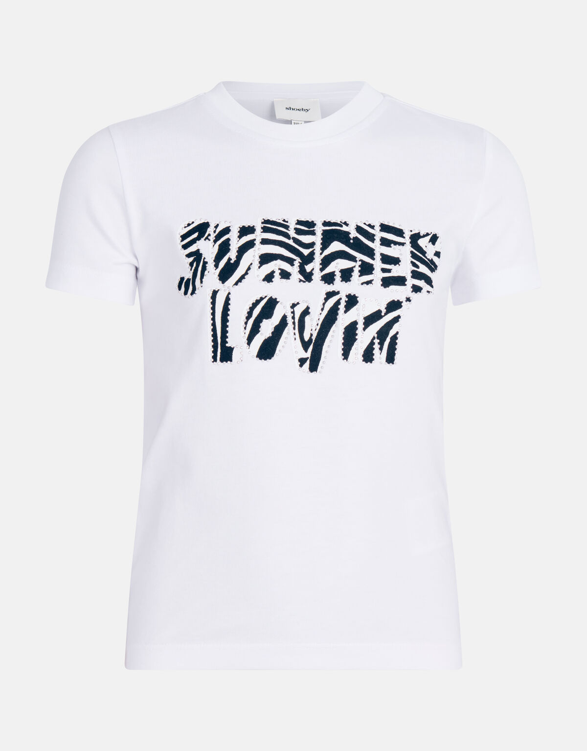 Studs T-shirt Wit SHOEBY GIRLS