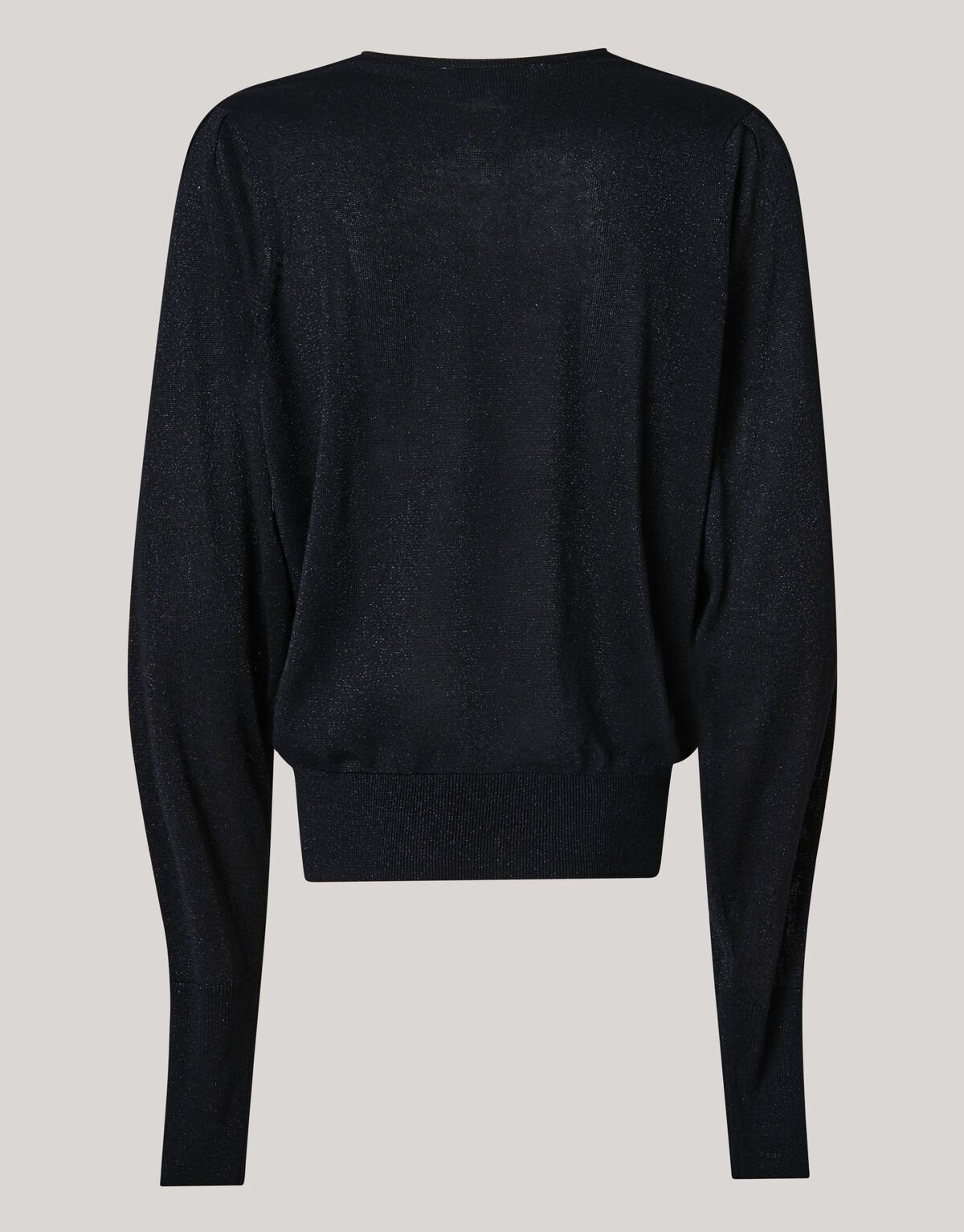 Glitter Overslag Trui Zwart SHOEBY WOMEN