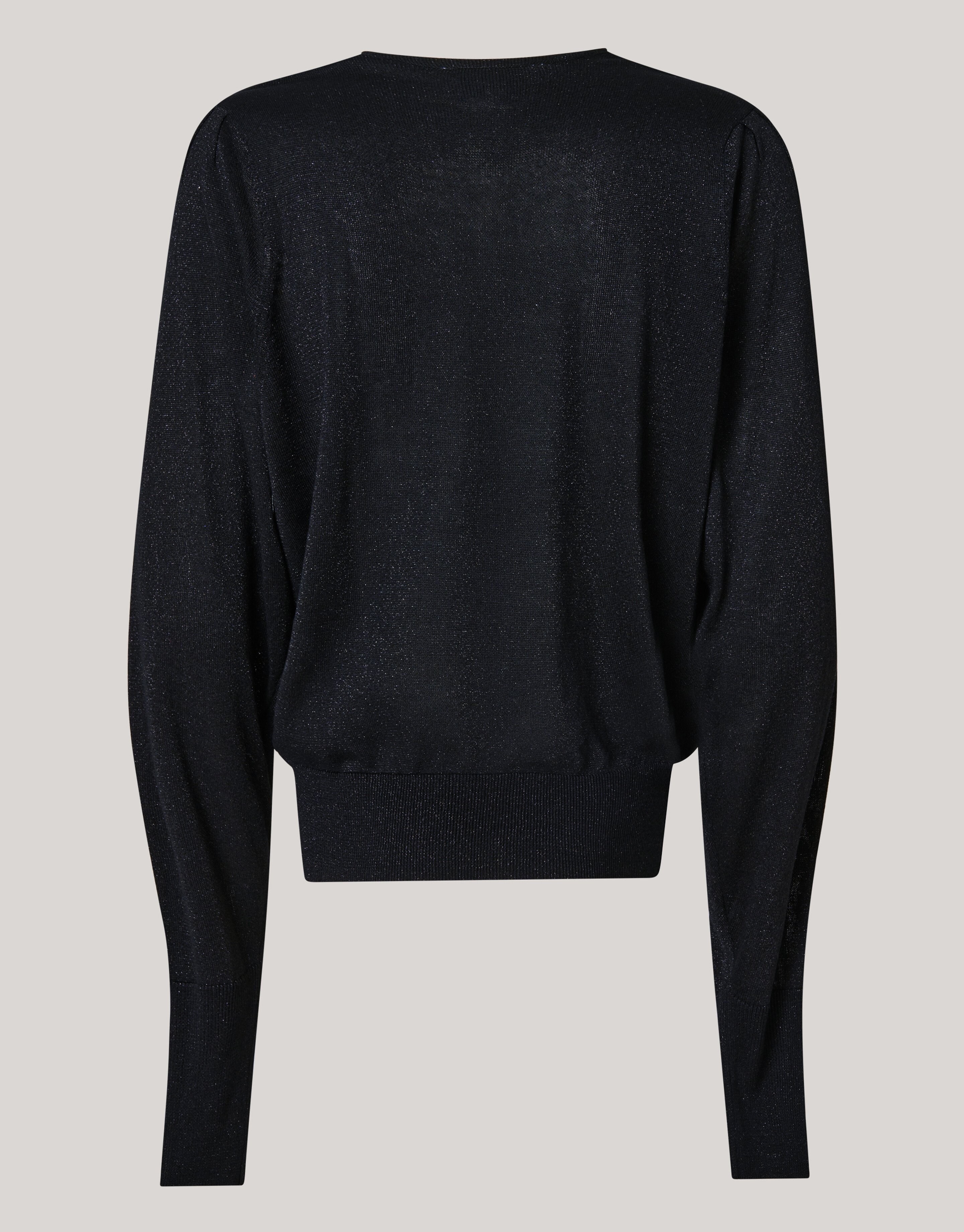 Glitter Overslag Trui Zwart SHOEBY WOMEN