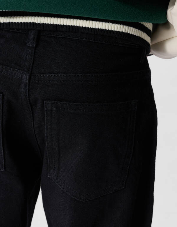 Baggy Fit Jeans Zwart SHOEBY BOYS