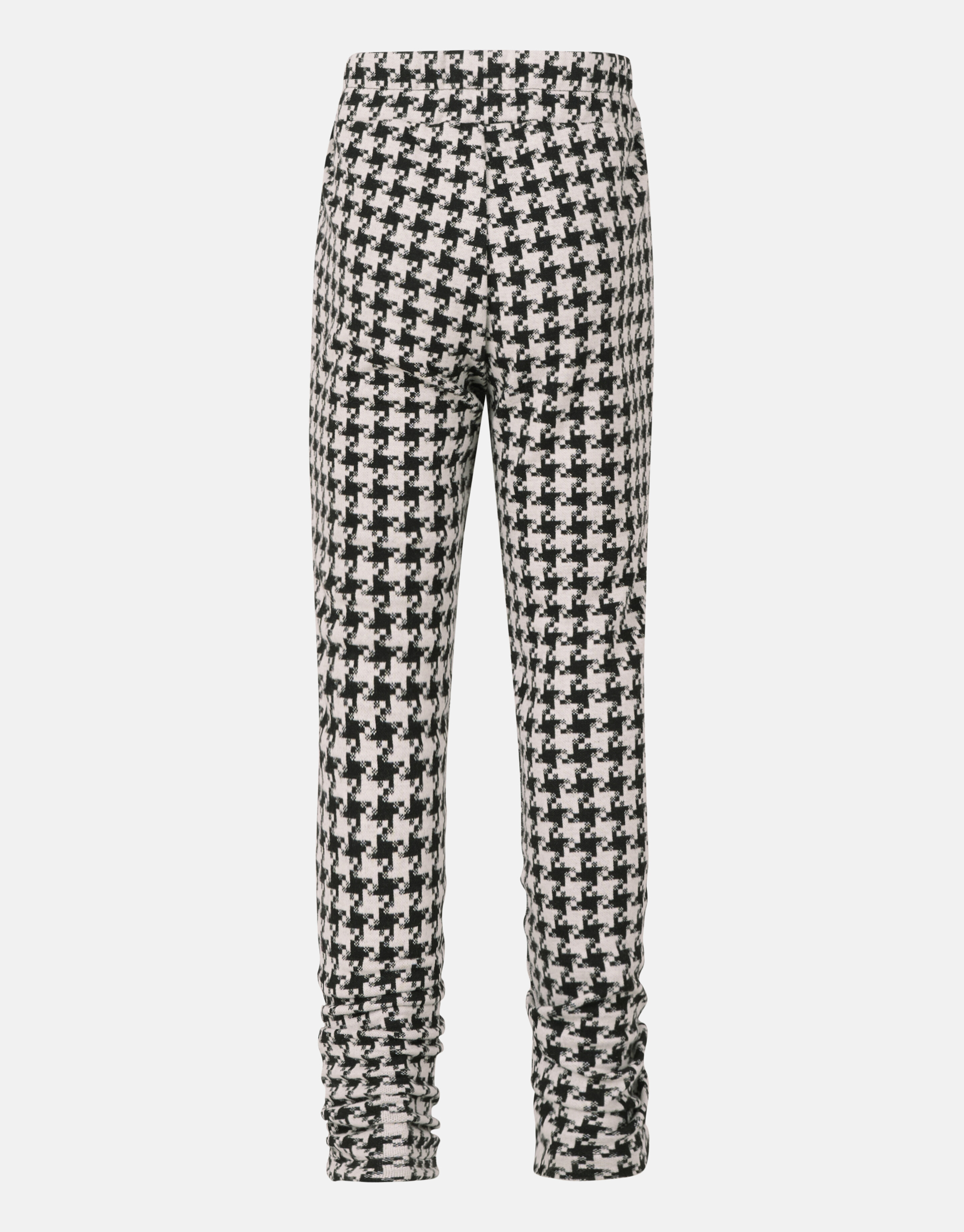 Pied-De-Poule Zipper Legging Zwart/Wit SHOEBY GIRLS
