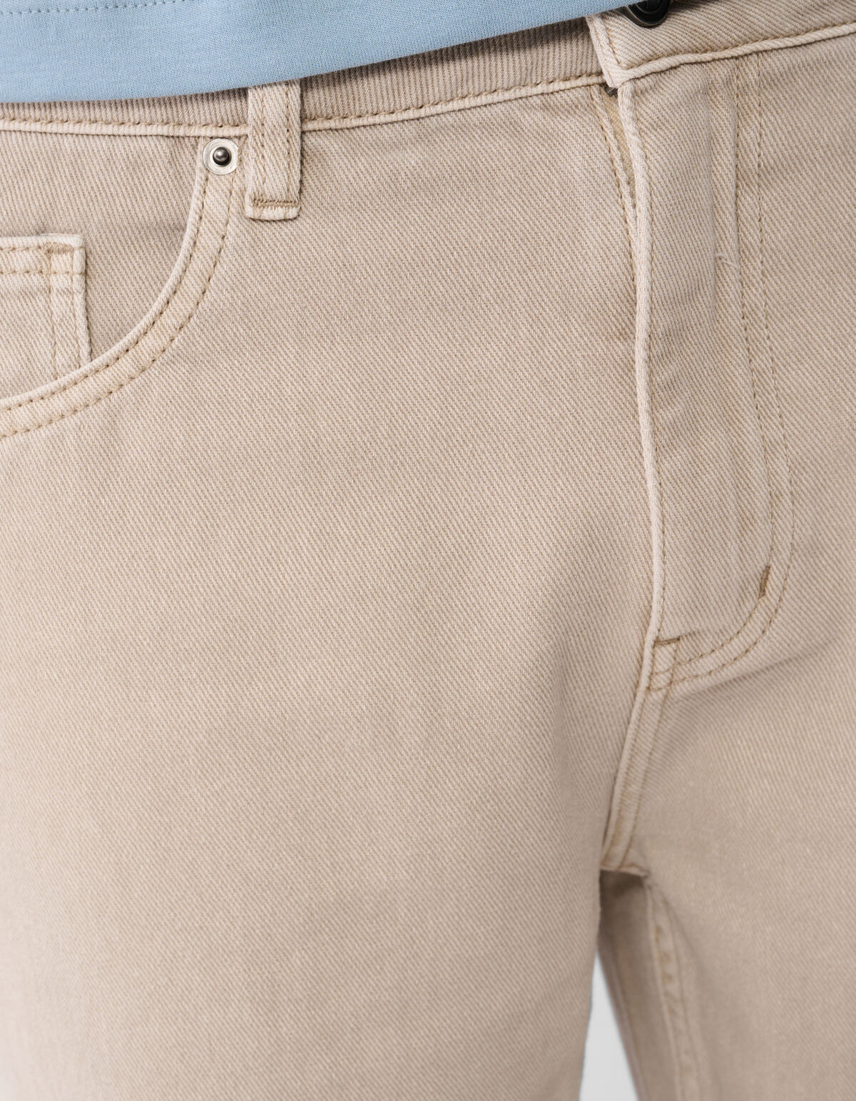 Relaxed Fit Jeans Lichtbruin SHOEBY MEN