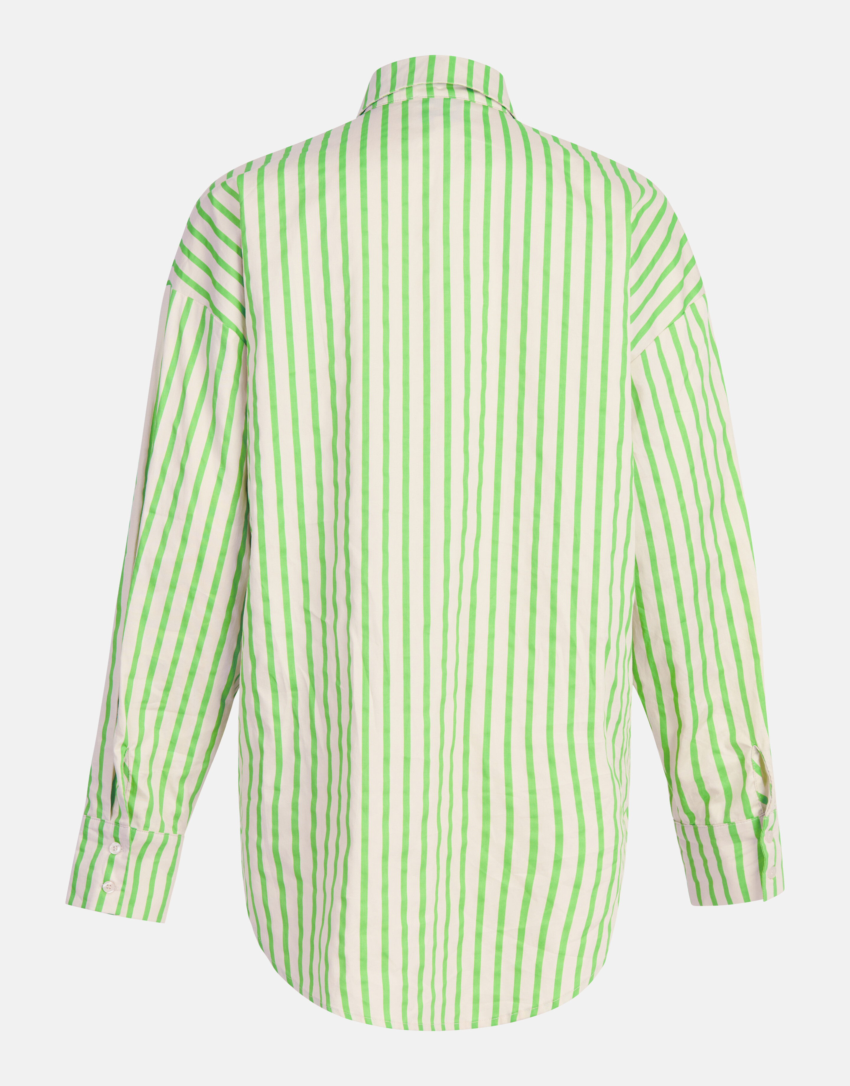 Pinstripe Blouse Groen SHOEBY WOMEN