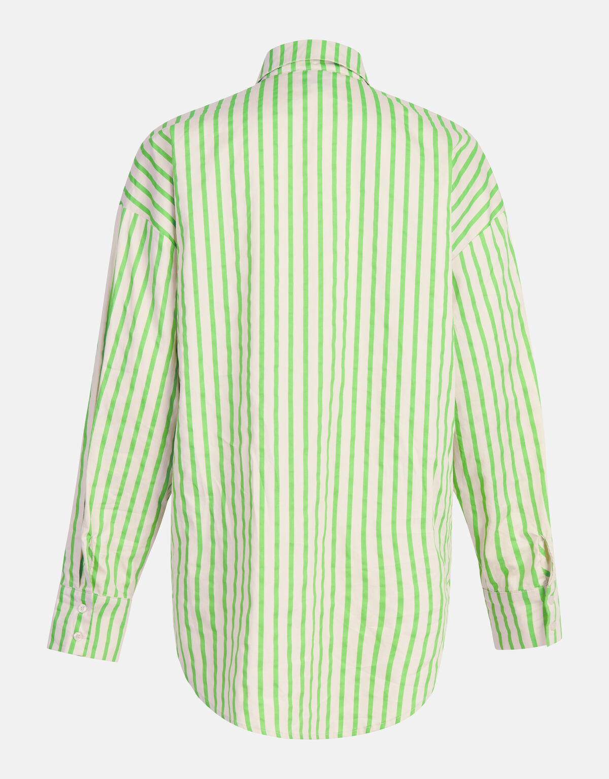 Pinstripe Blouse Groen SHOEBY WOMEN