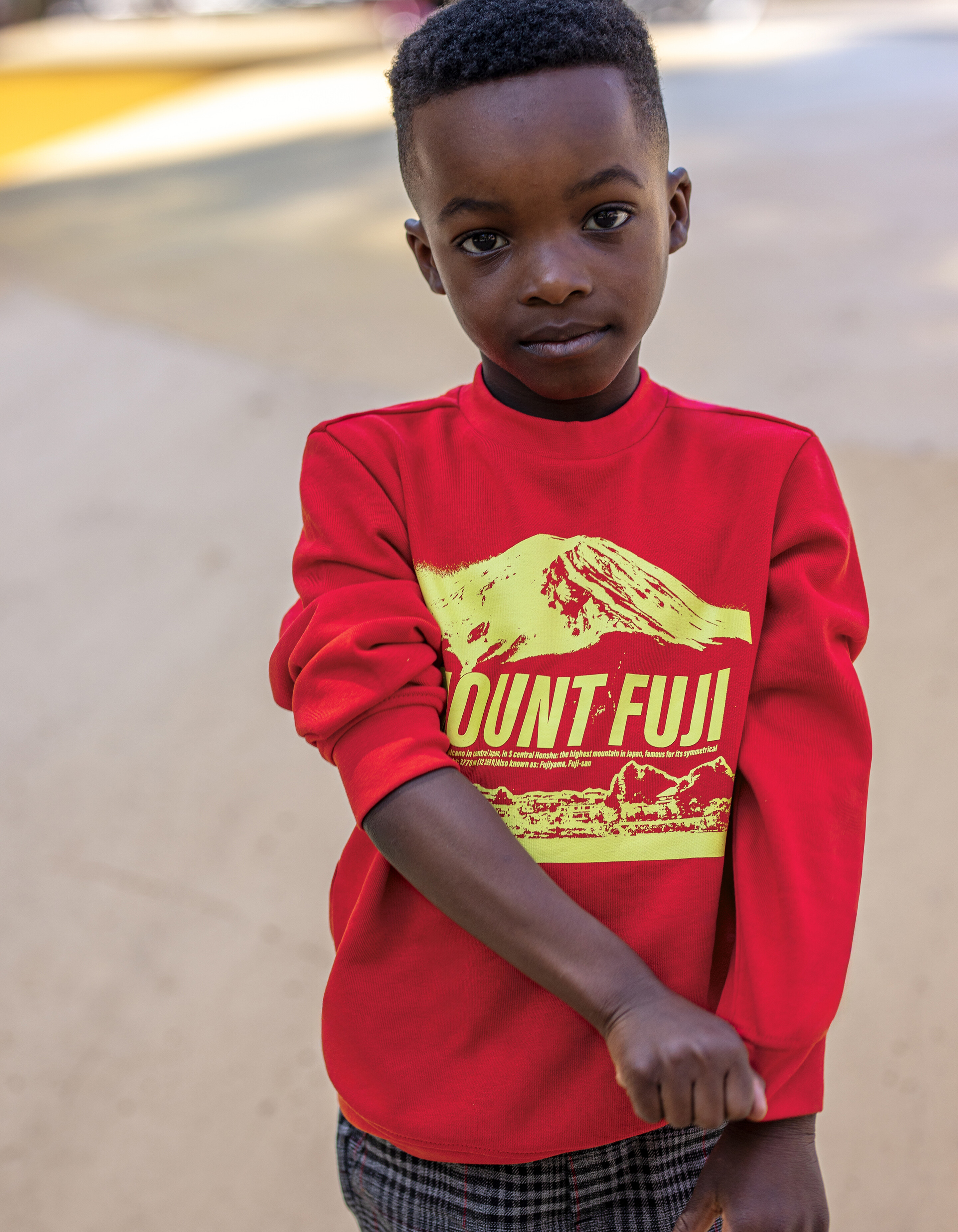 Printed Sweater Rood SHOEBY BOYS