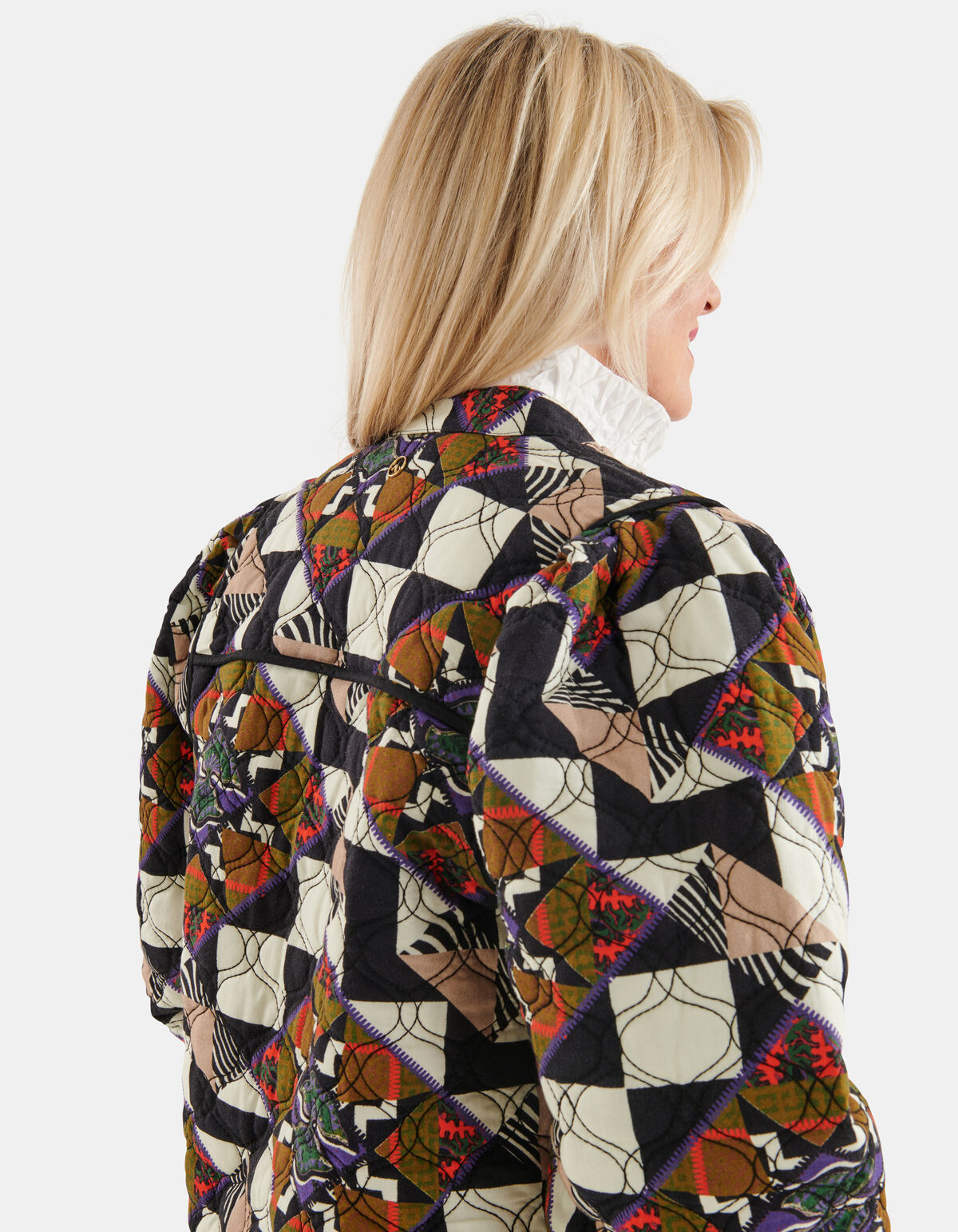 Quilted Embroidery Jack Gebroken Wit By Lonneke SHOEBY WOMEN