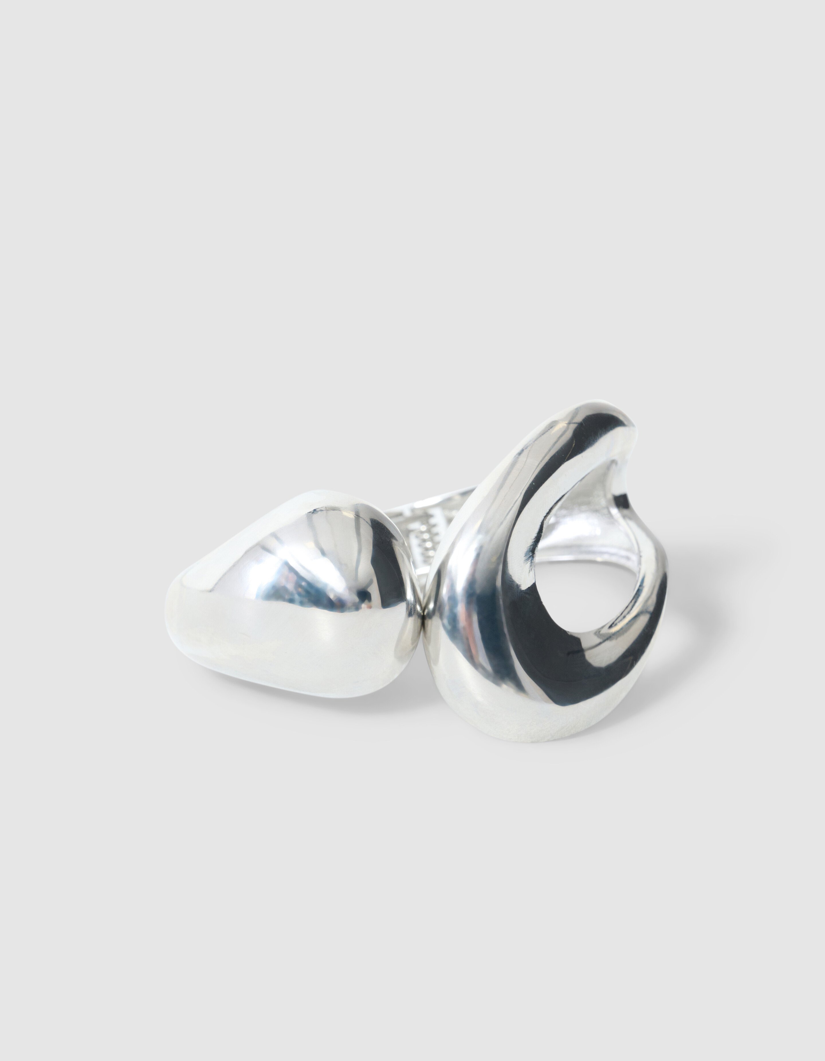 Organic Bangle Armband Zilver SHOEBY ACCESSOIRES