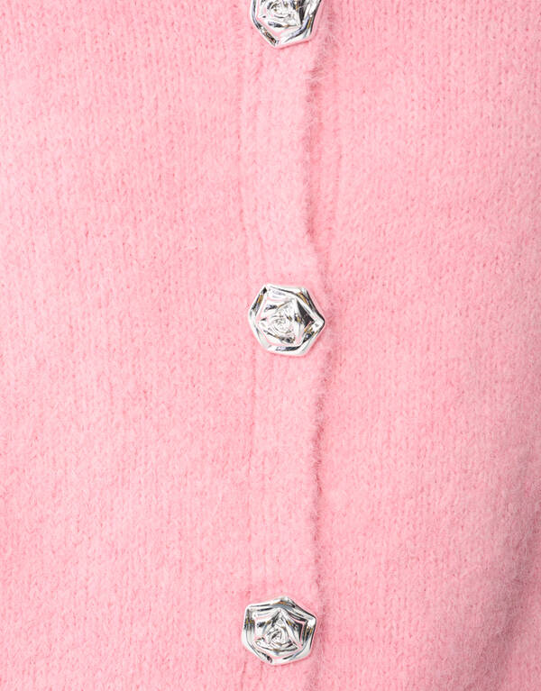 Fancy Button Vest Lichtroze SHOEBY WOMEN