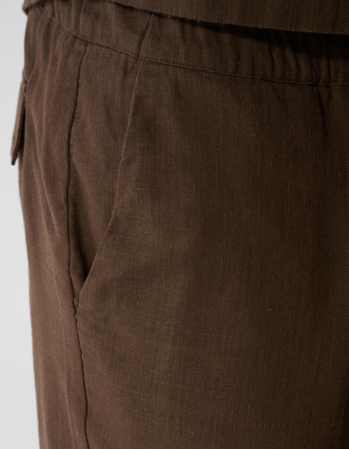 Structuur Short Donkerbruin SHOEBY MEN