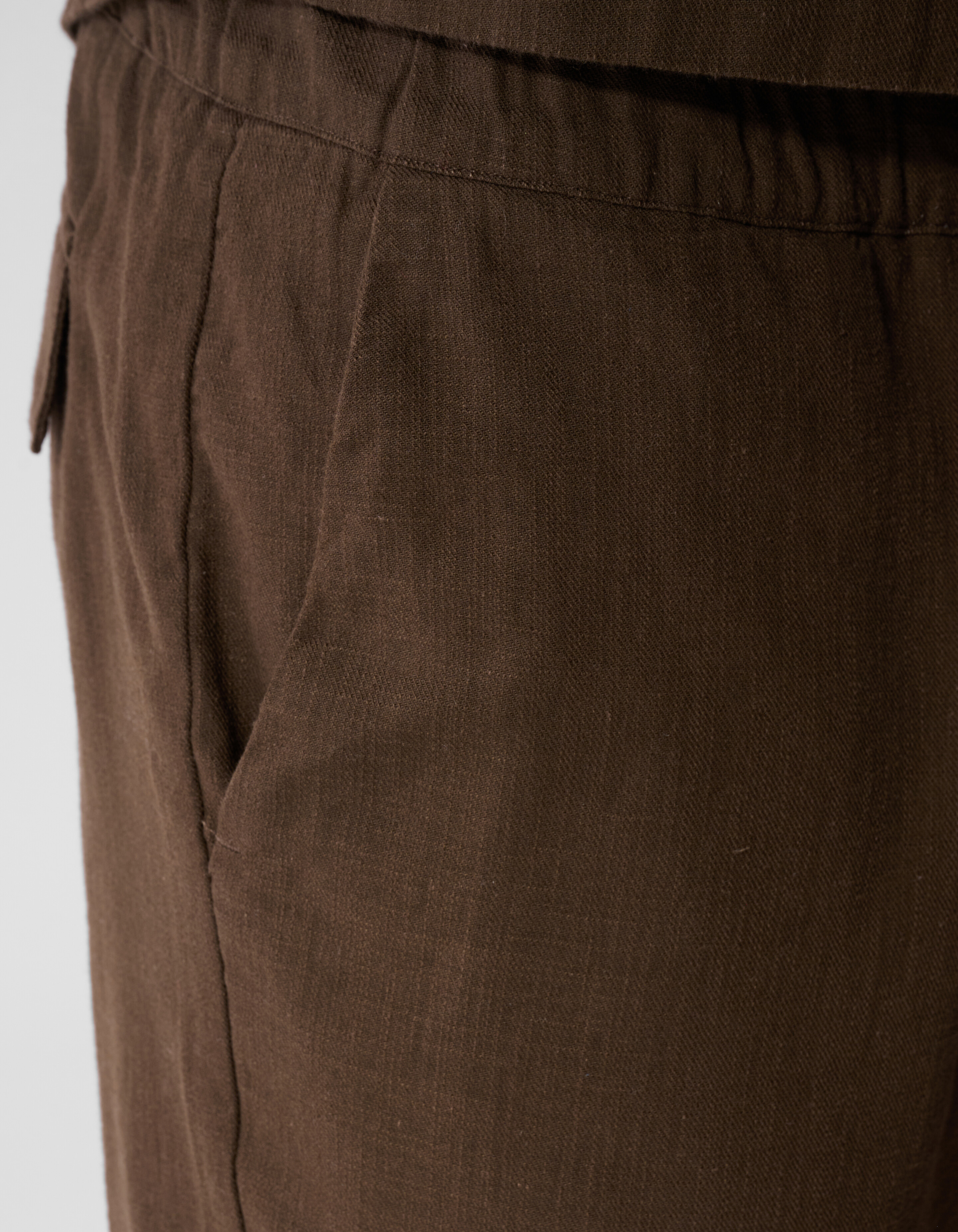 Structuur Short Donkerbruin SHOEBY MEN