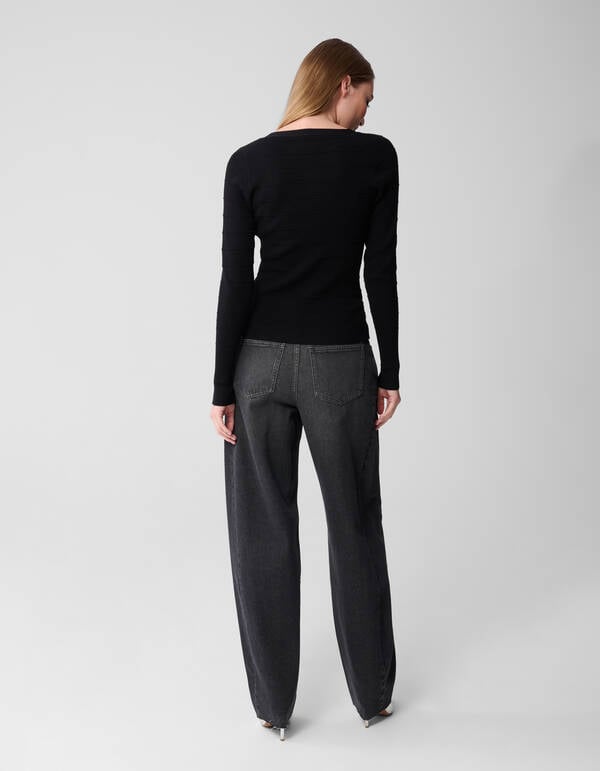 Button Vest Zwart SHOEBY WOMEN