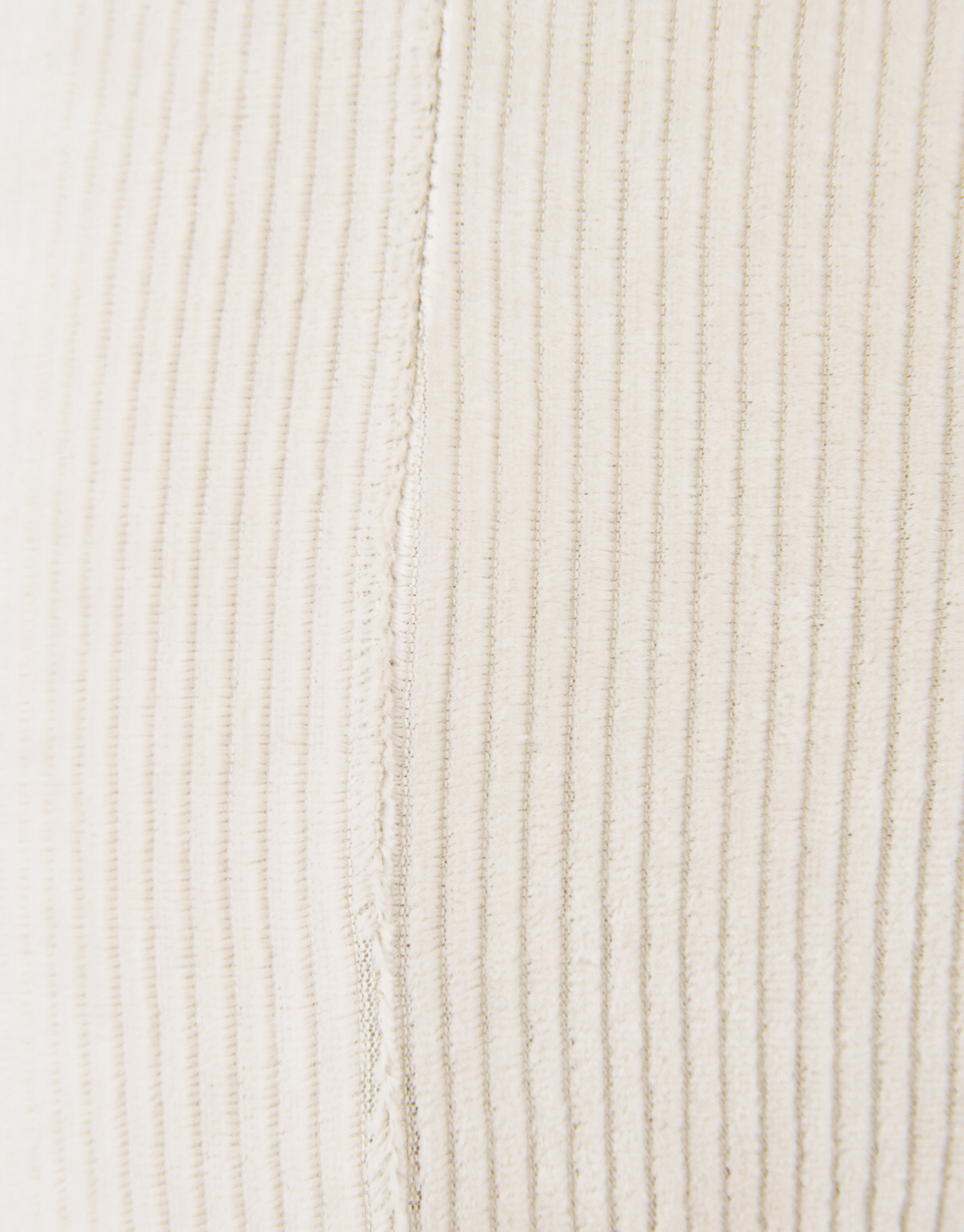 Ribstof Split Broek Gebroken Wit SHOEBY GIRLS