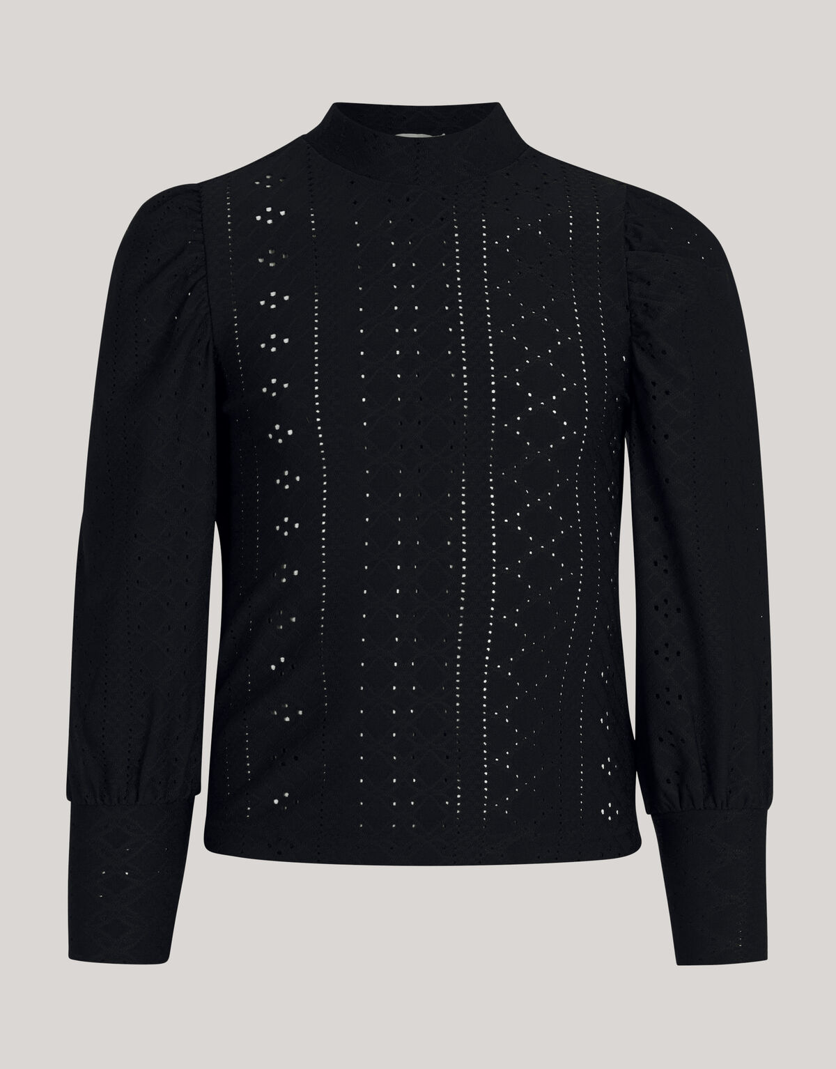 Embroidery Top Zwart SHOEBY GIRLS