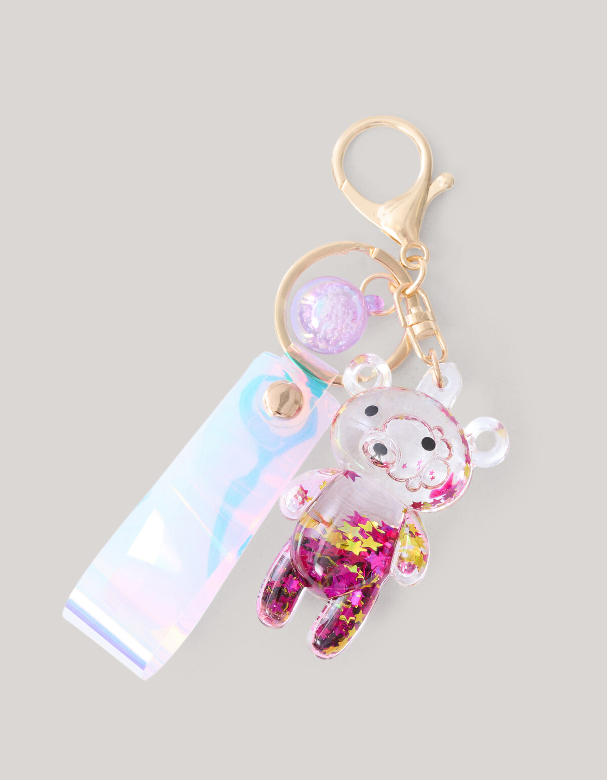 Beer sleutelhanger Roze SHOEBY ACCESSOIRES