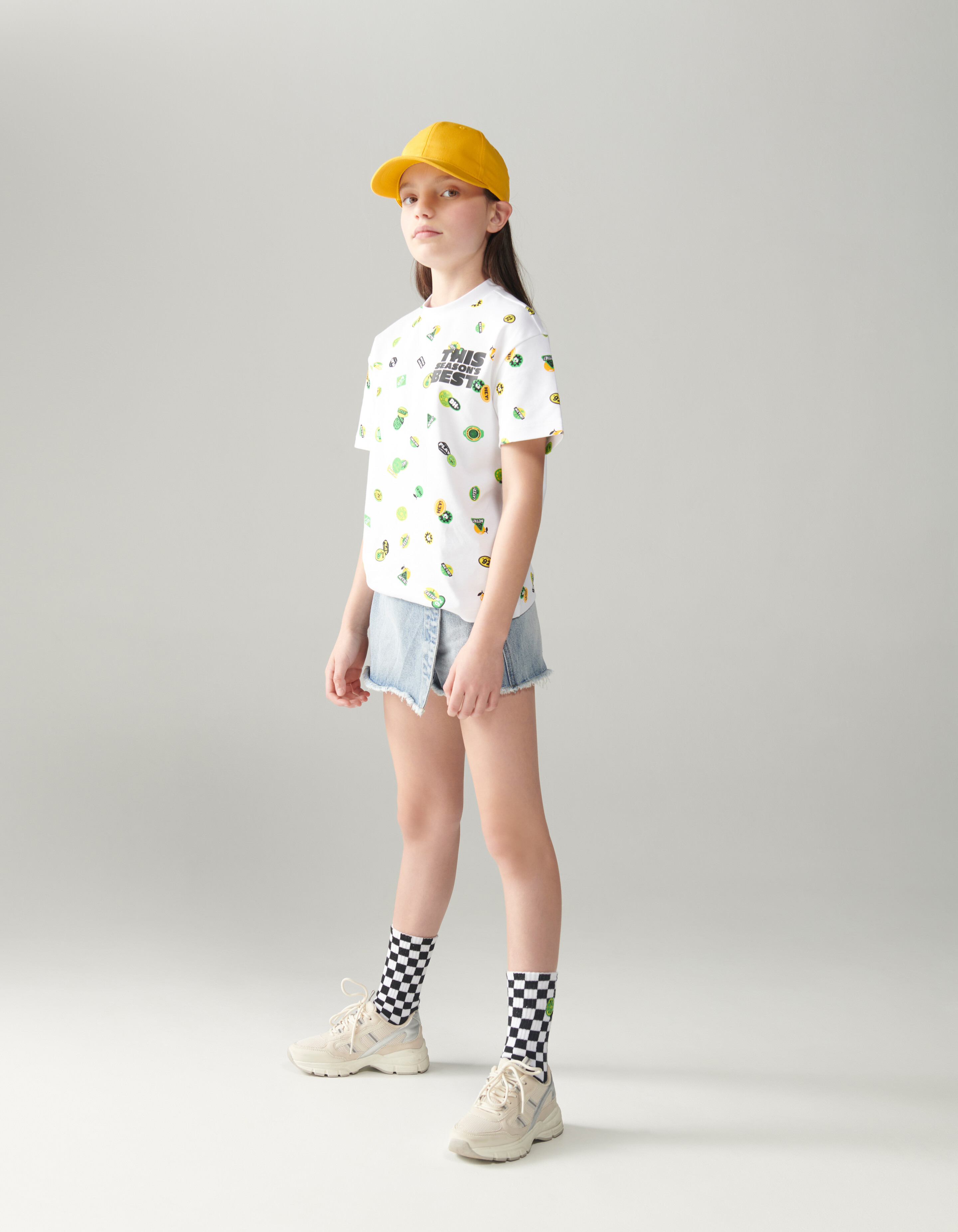 Heavy Printed T-shirt Wit By Dylan SHOEBY BOYS