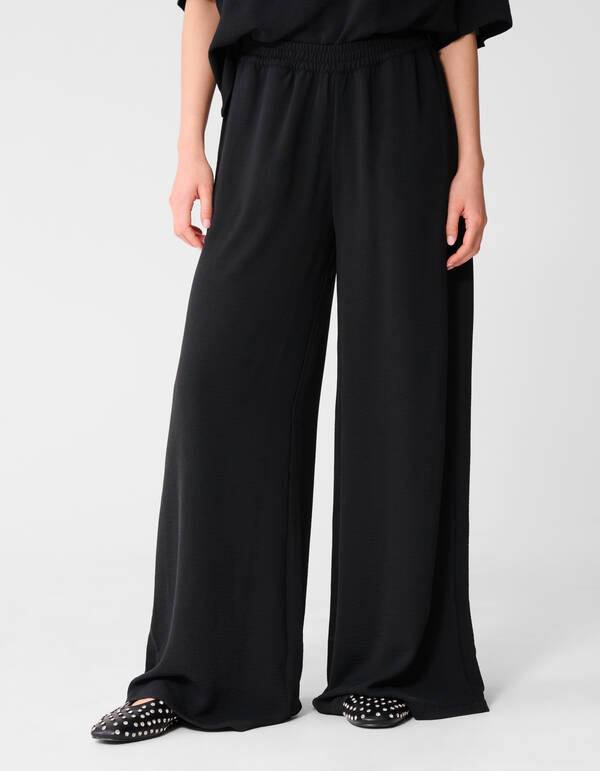 Twist Piping Broek Zwart SHOEBY WOMEN