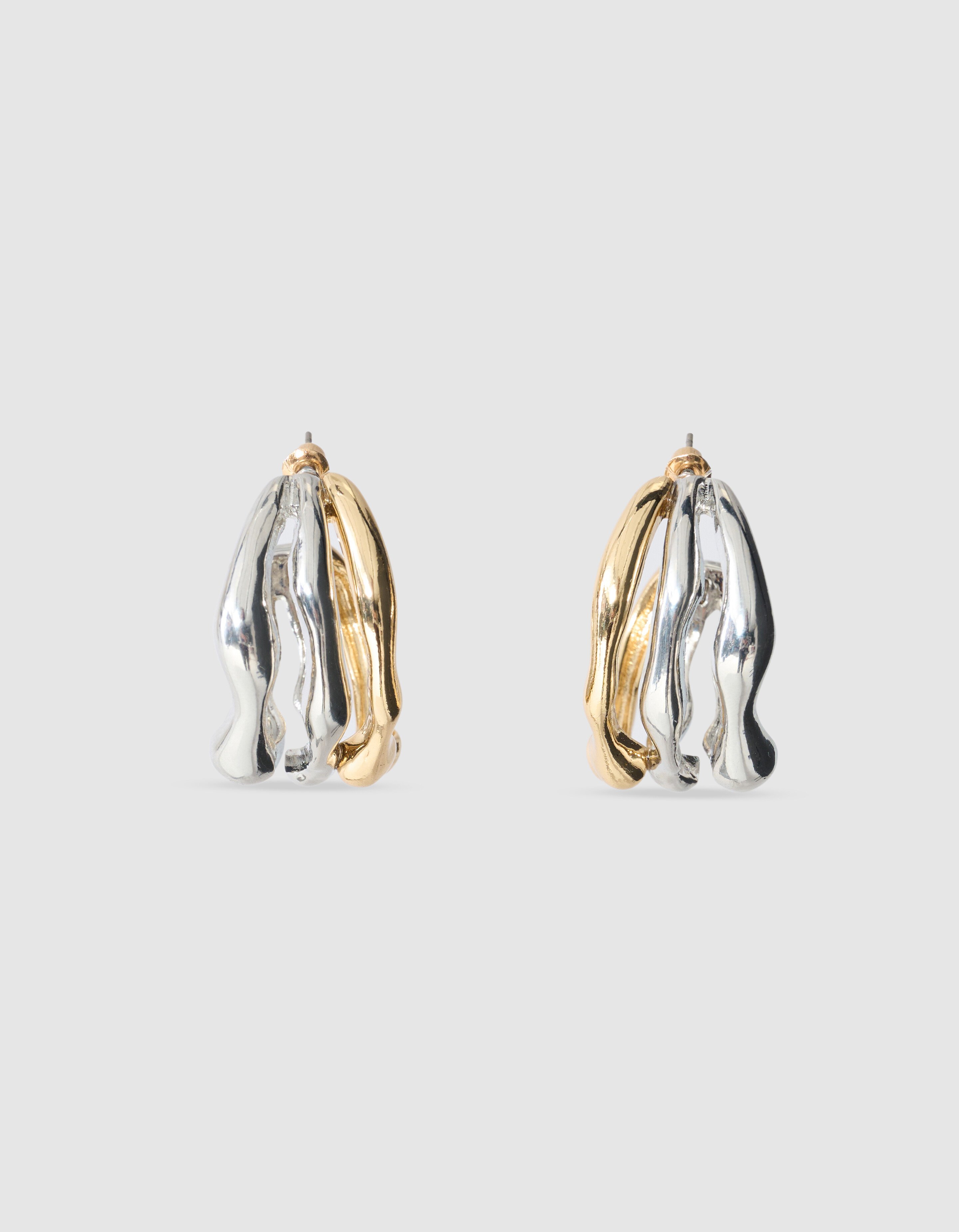 Triple Oorbellen Zilver/Goud SHOEBY ACCESSOIRES