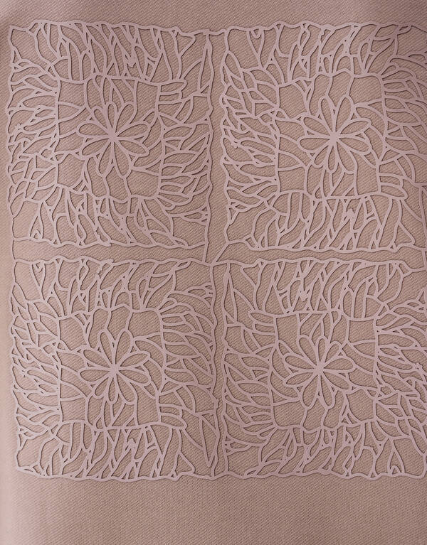 Crochet T-shirt Lichtbruin SHOEBY MEN