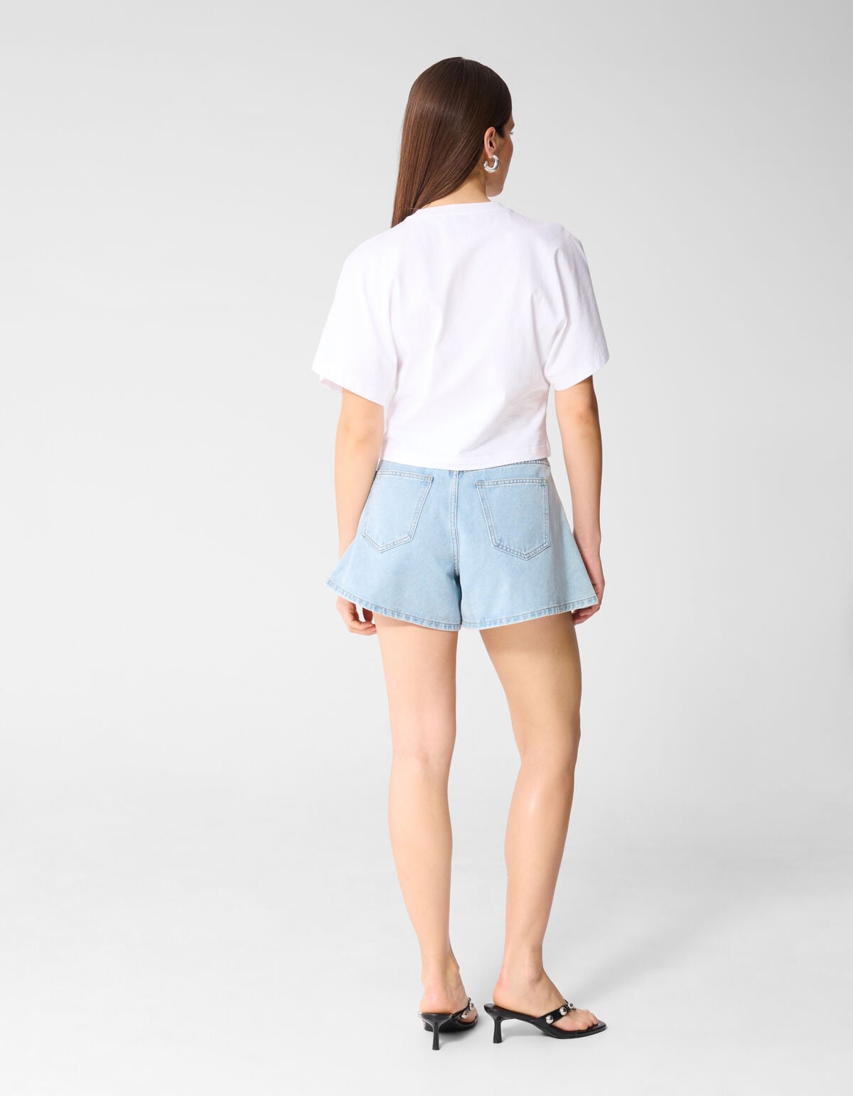 Big Sleeve T-shirt Wit By Monica SHOEBY WOMEN