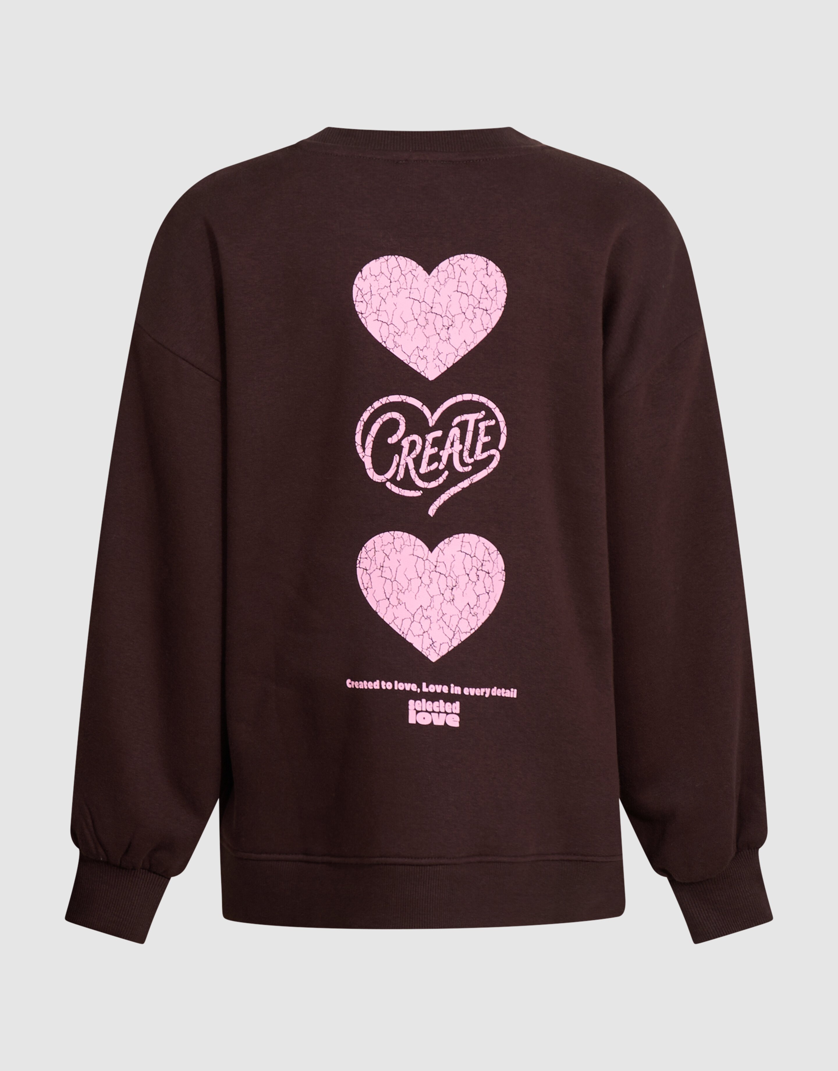 Baseball Artwork Sweater Donkerbruin SHOEBY GIRLS