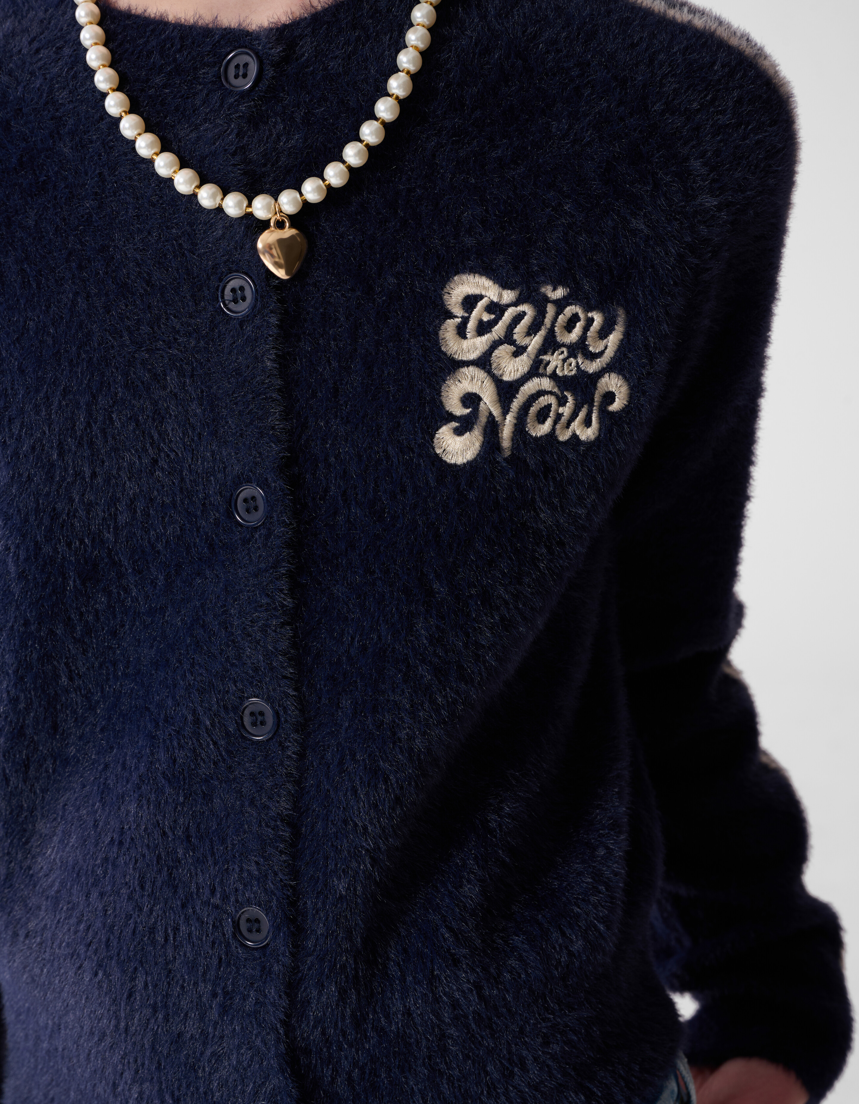 Hairy Sporty Vest Donkerblauw SHOEBY GIRLS