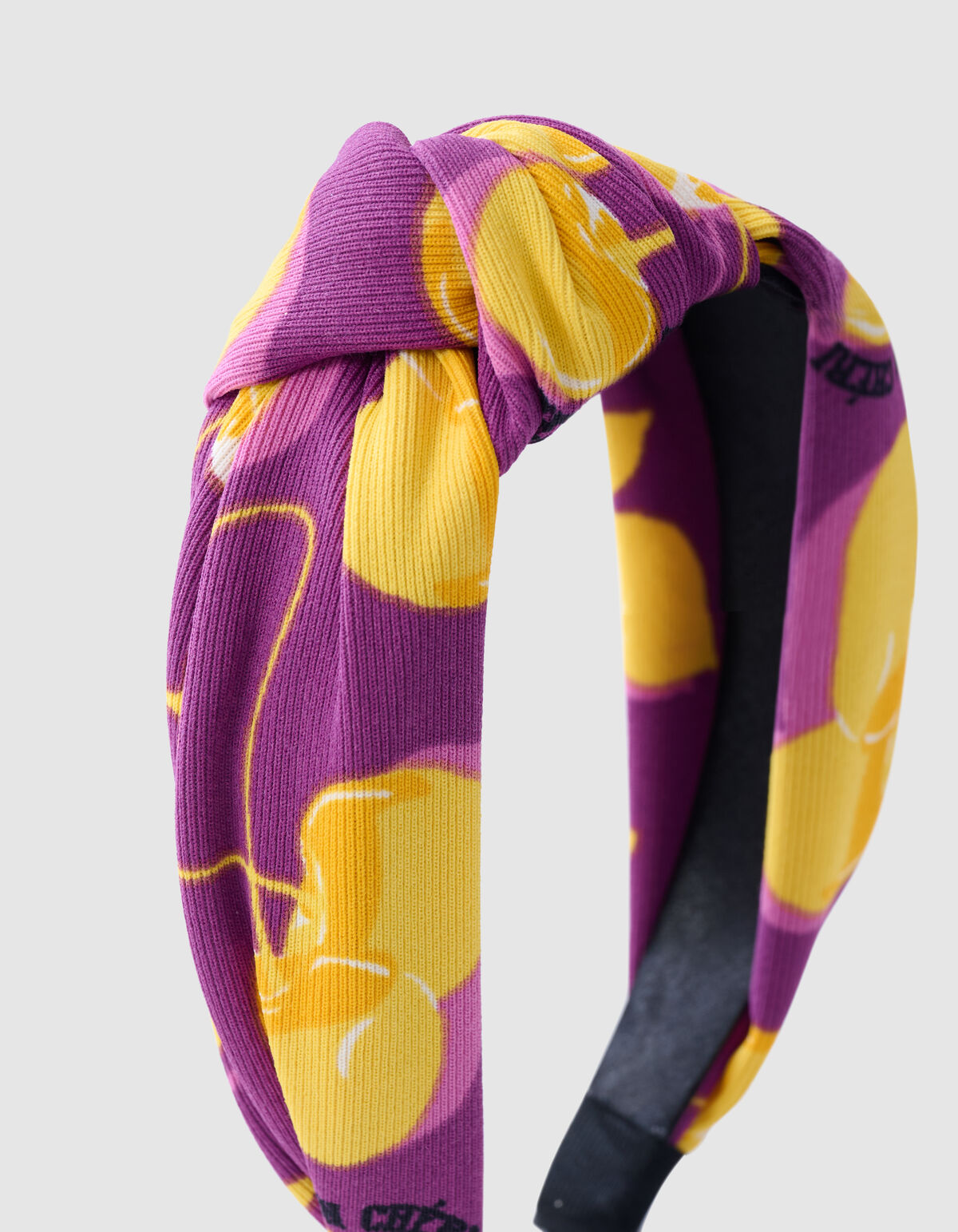 Printed Haarband Donkerpaars SHOEBY ACCESSOIRES