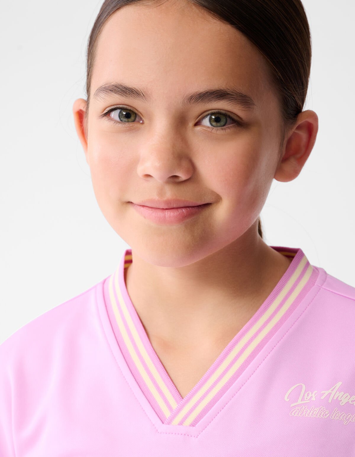 Baseball T-shirt Lichtroze SHOEBY GIRLS