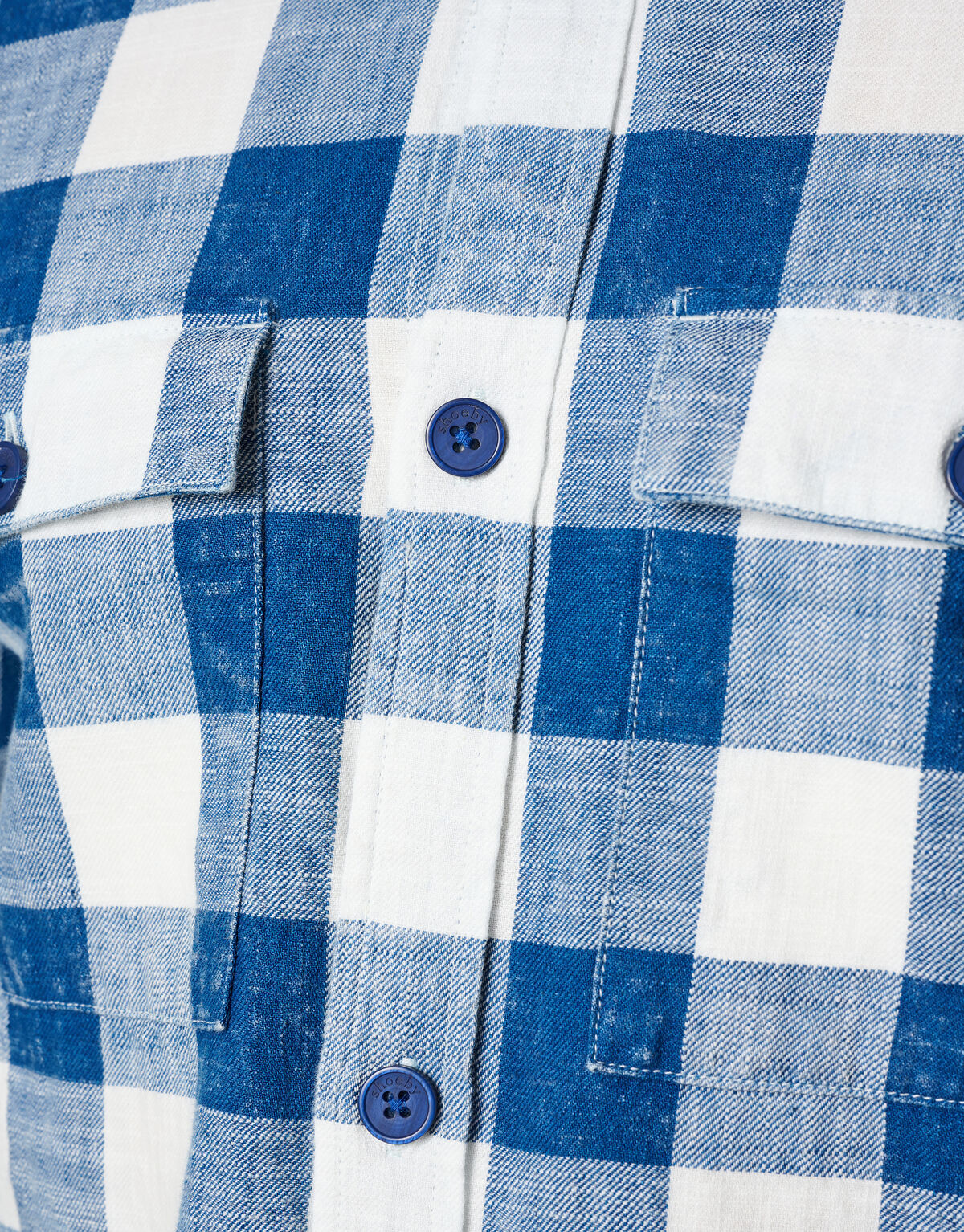 Ruiten Overhemd Blauw SHOEBY MEN