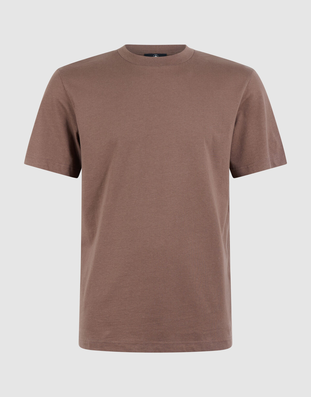 Dotted Atwork T-shirt Donkerbruin SHOEBY MEN