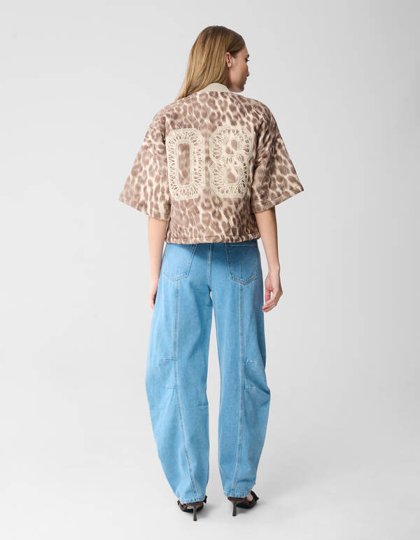 Pleated Baggy Fit Jeans Lichtblauw SHOEBY WOMEN