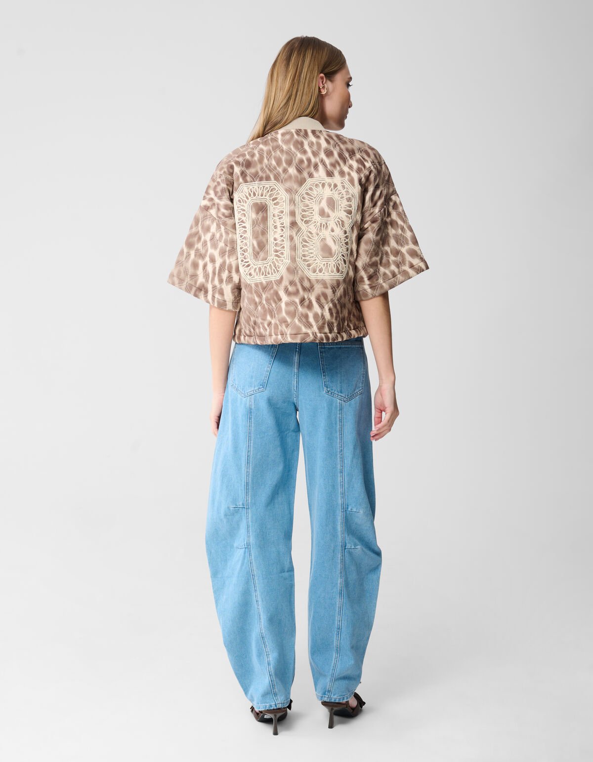 Pleated Baggy Fit Jeans Lichtblauw SHOEBY WOMEN