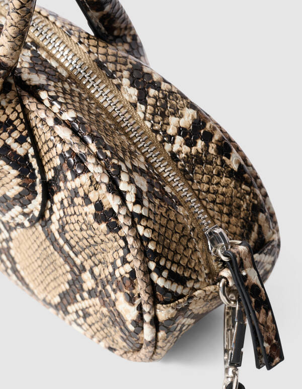 Snake Tas Bruin SHOEBY ACCESSOIRES