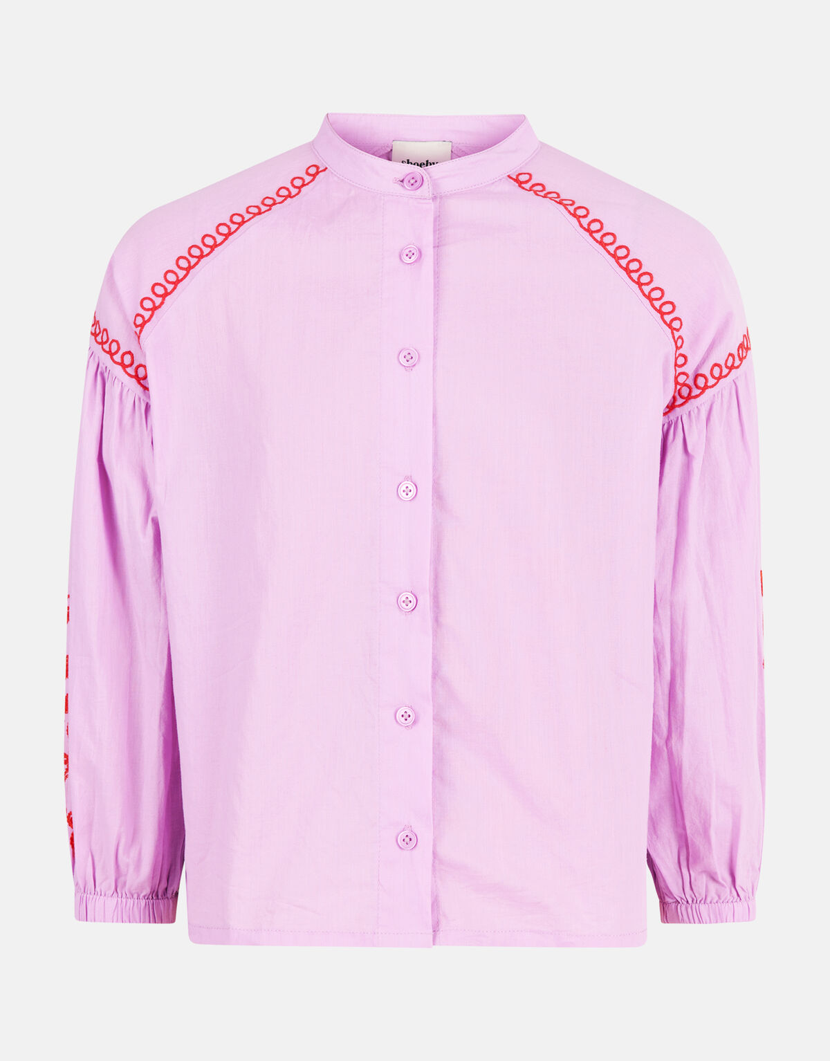 Embroidery Blouse Lichtpaars SHOEBY GIRLS