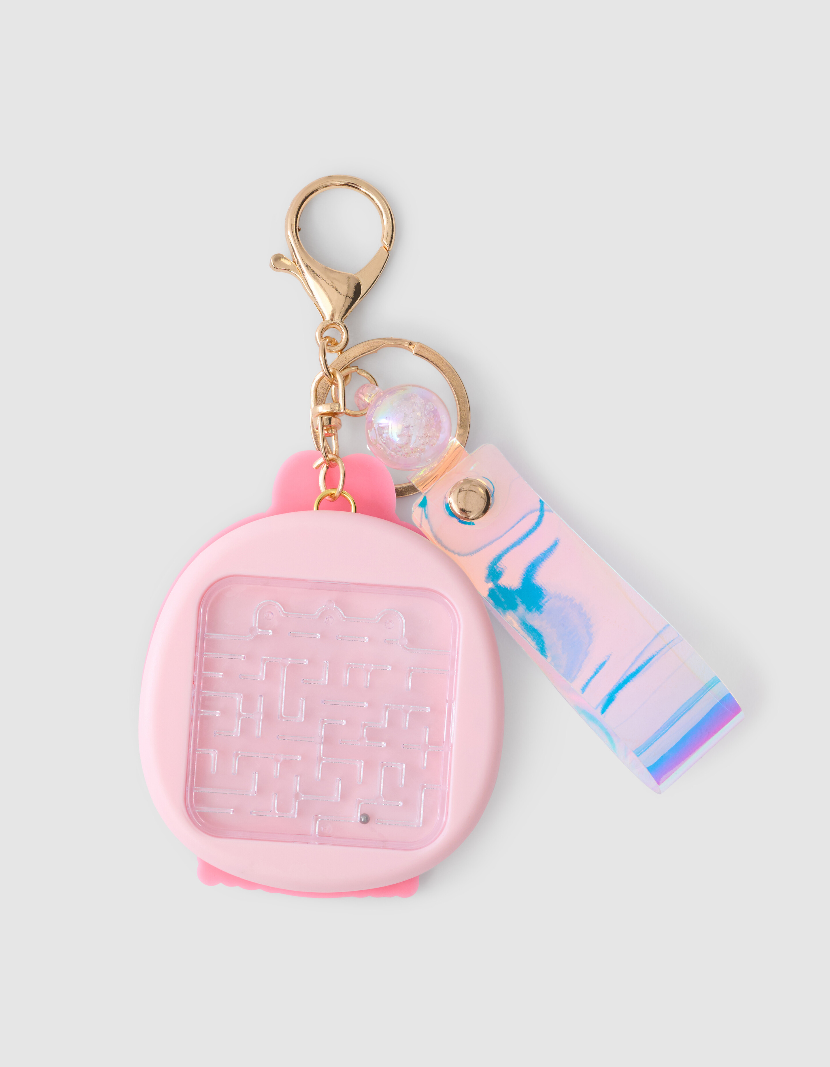 Press Konijn Sleutelhanger Roze SHOEBY ACCESSOIRES