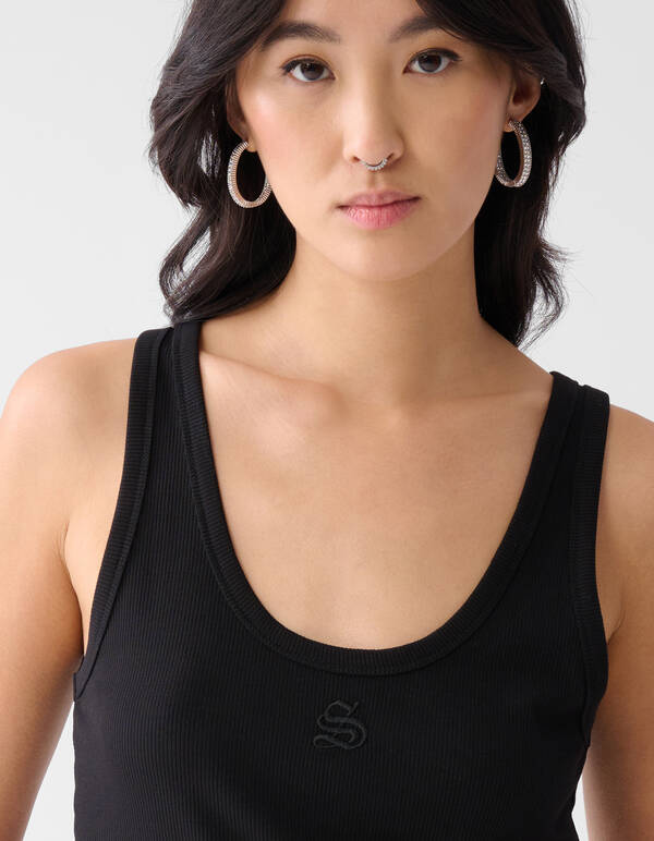 Shoeby Logo Tanktop Zwart SHOEBY WOMEN