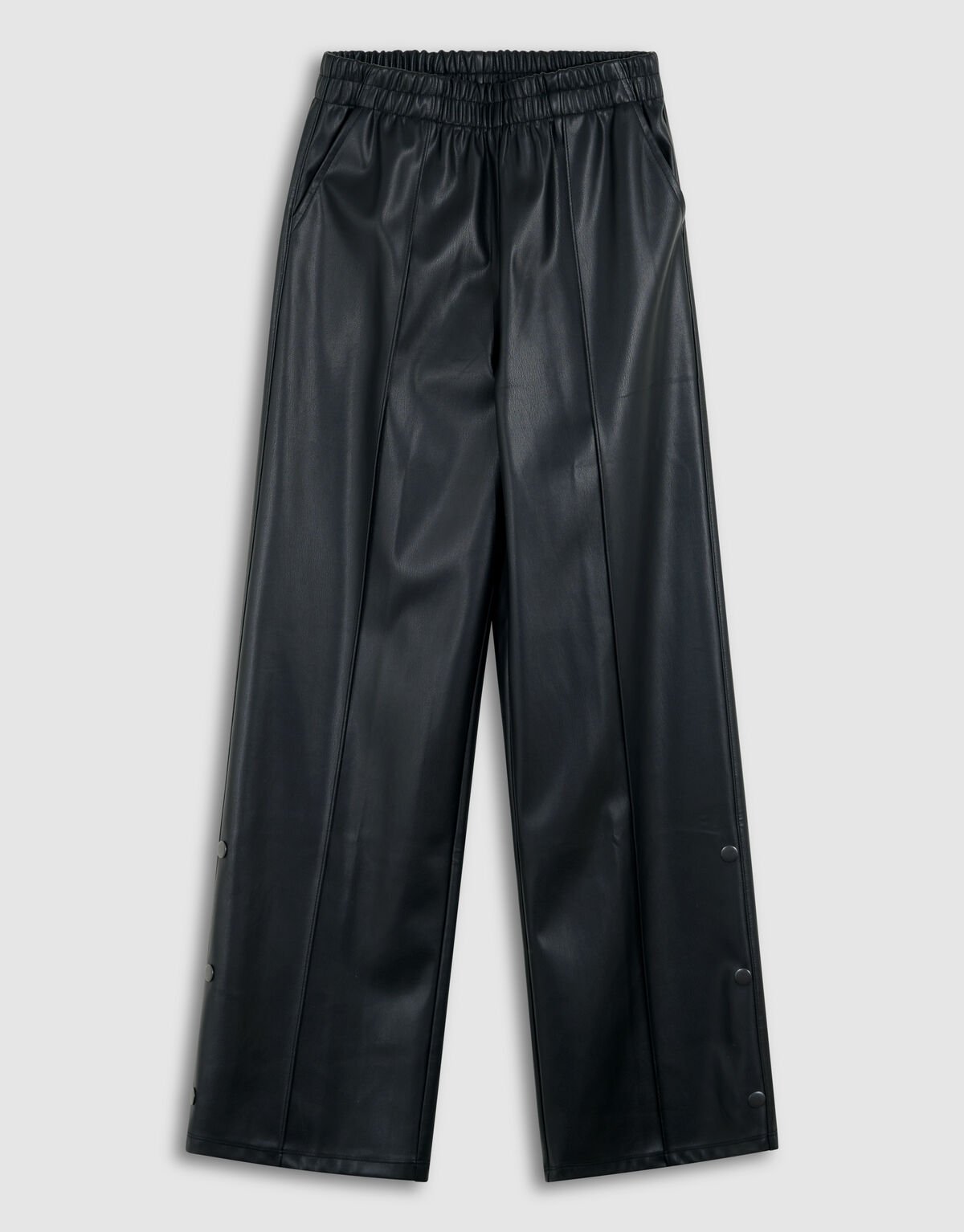 Wide Leg Broek Zwart SHOEBY GIRLS