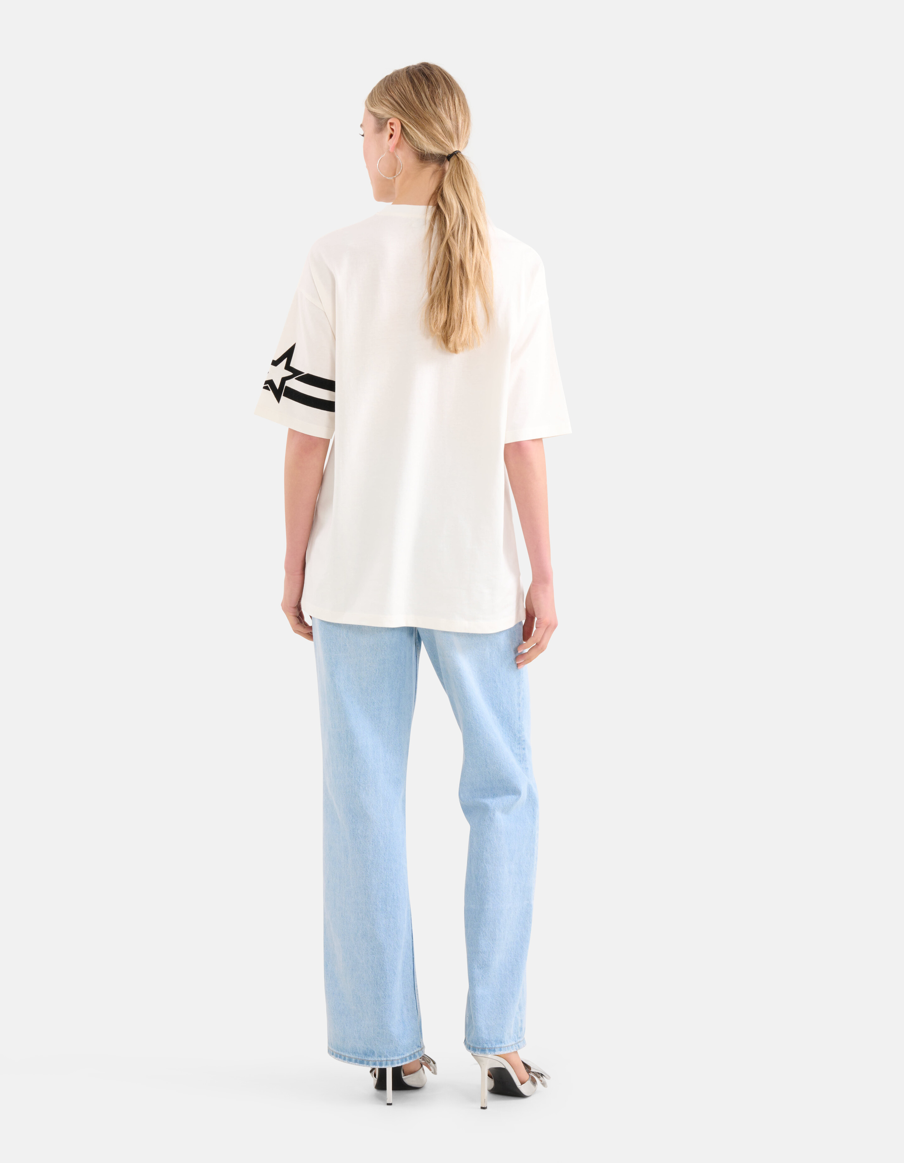 Artwork T-shirt Wit SHOEBY WOMEN