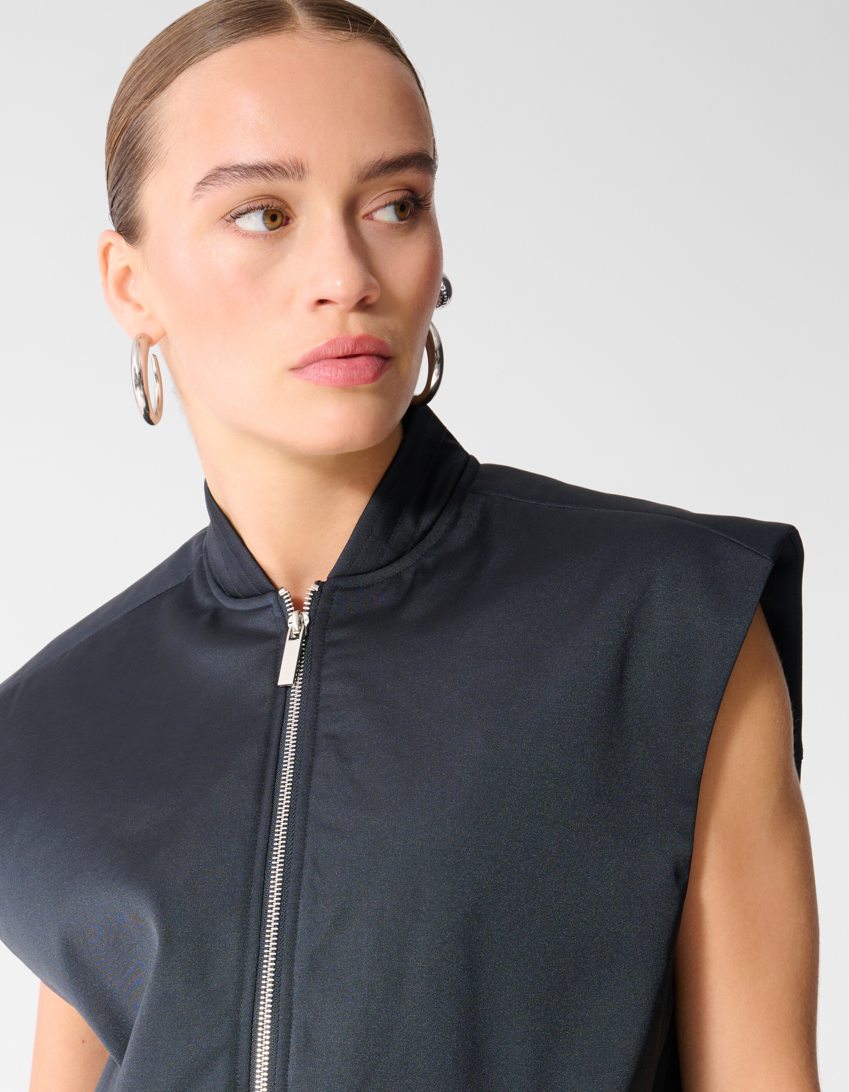 Sleeveless Bomberjack Donkerblauw SHOEBY WOMEN
