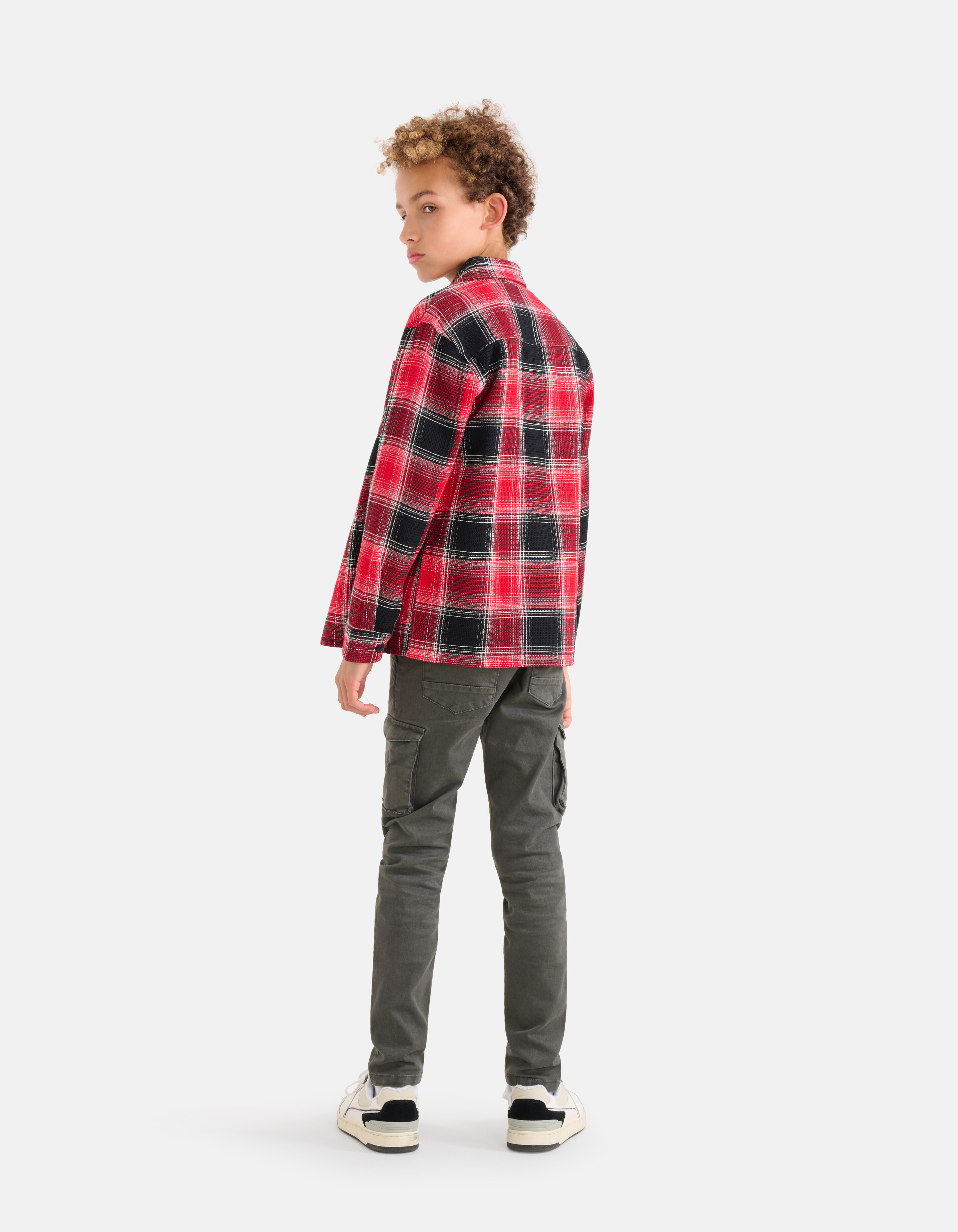 Ruiten Overhemd Rood SHOEBY BOYS