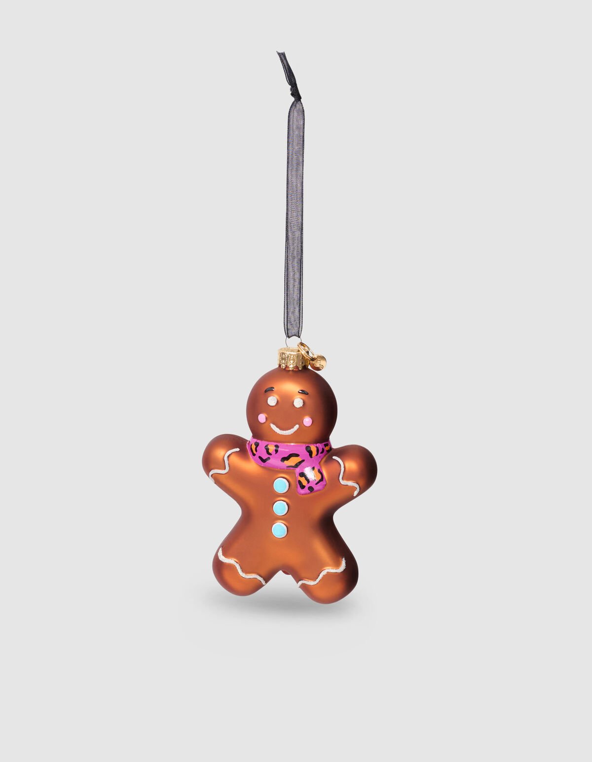 Gingerbread Cookie Kerstbal Bruin By Fred SHOEBY ACCESSOIRES