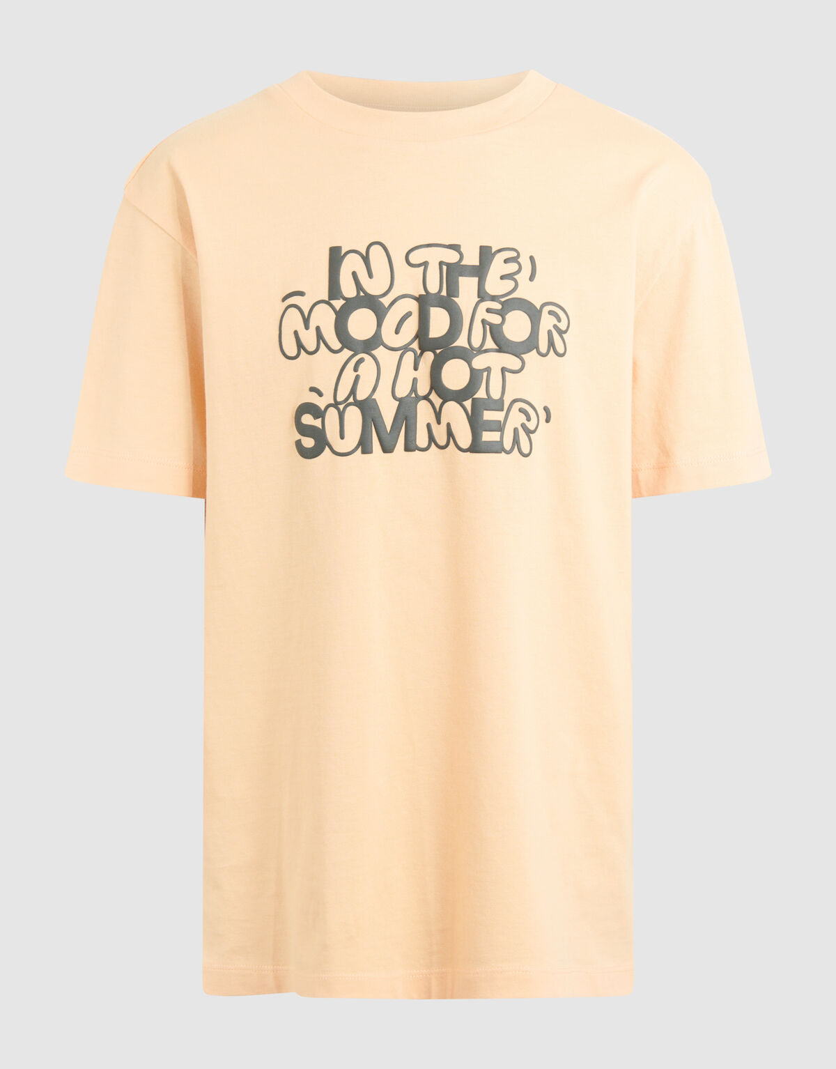 Hot Summer Artwork T-shirt Lichtoranje SHOEBY BOYS