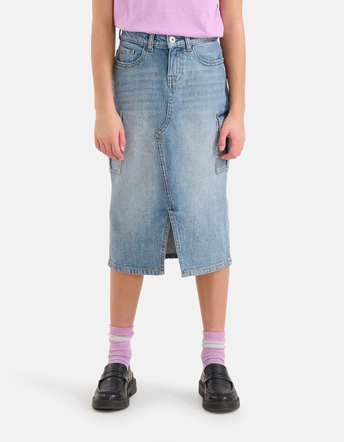 Denim Midi Skirt SHOEBY GIRLS