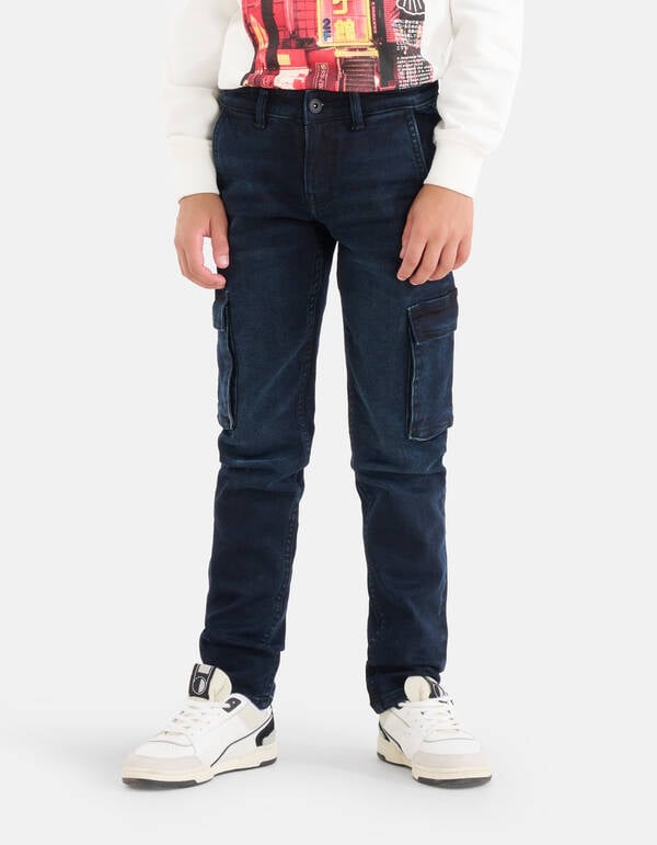 Cargo Jeans Blauw/Zwart SHOEBY BOYS