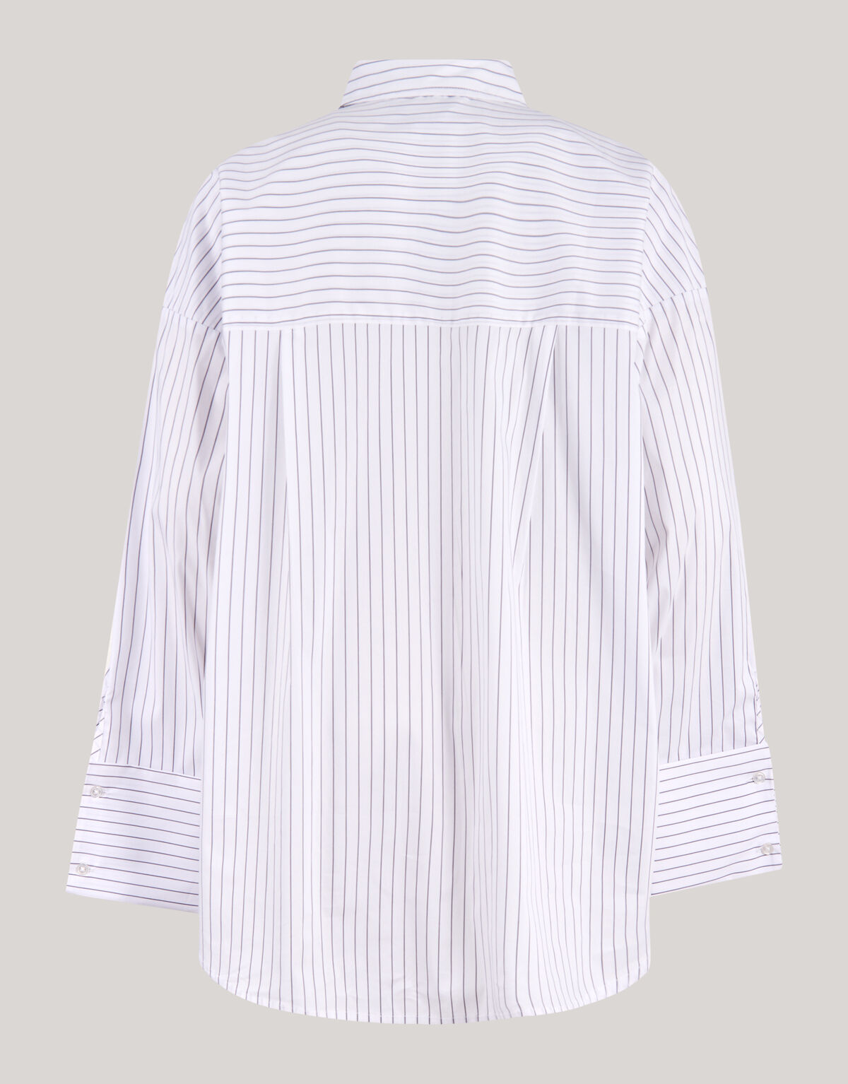 Pinstripe Blouse Wit By Lonneke SHOEBY WOMEN