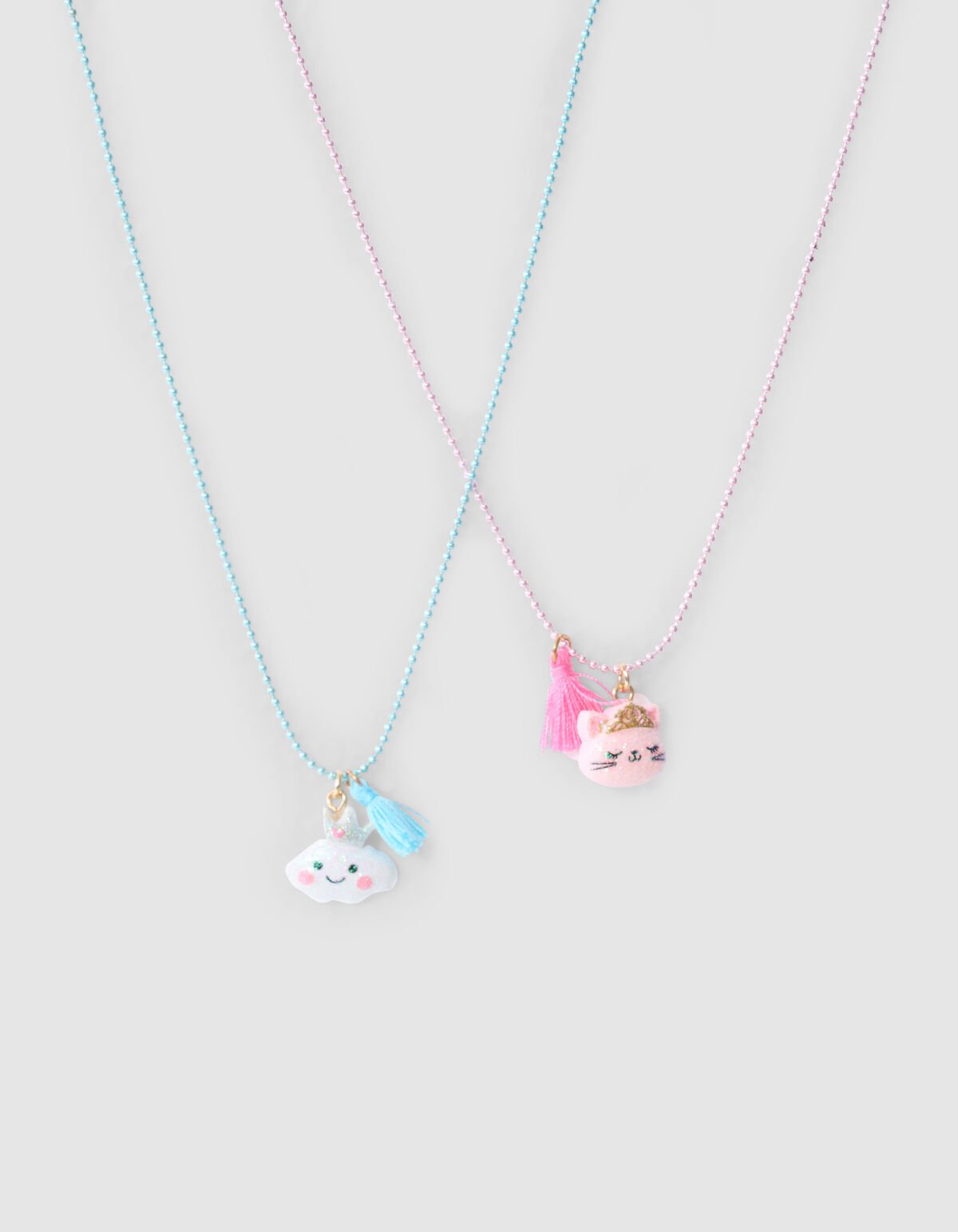 BFF Ketting Blauw/Roze SHOEBY ACCESSOIRES